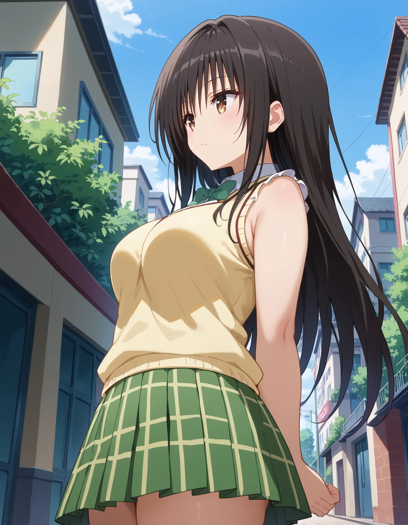 【「学制服」AIエロ画像（イラスト・アニメ・二次元風）4855枚まとめ！(32ページ目)のエロ画像24枚目