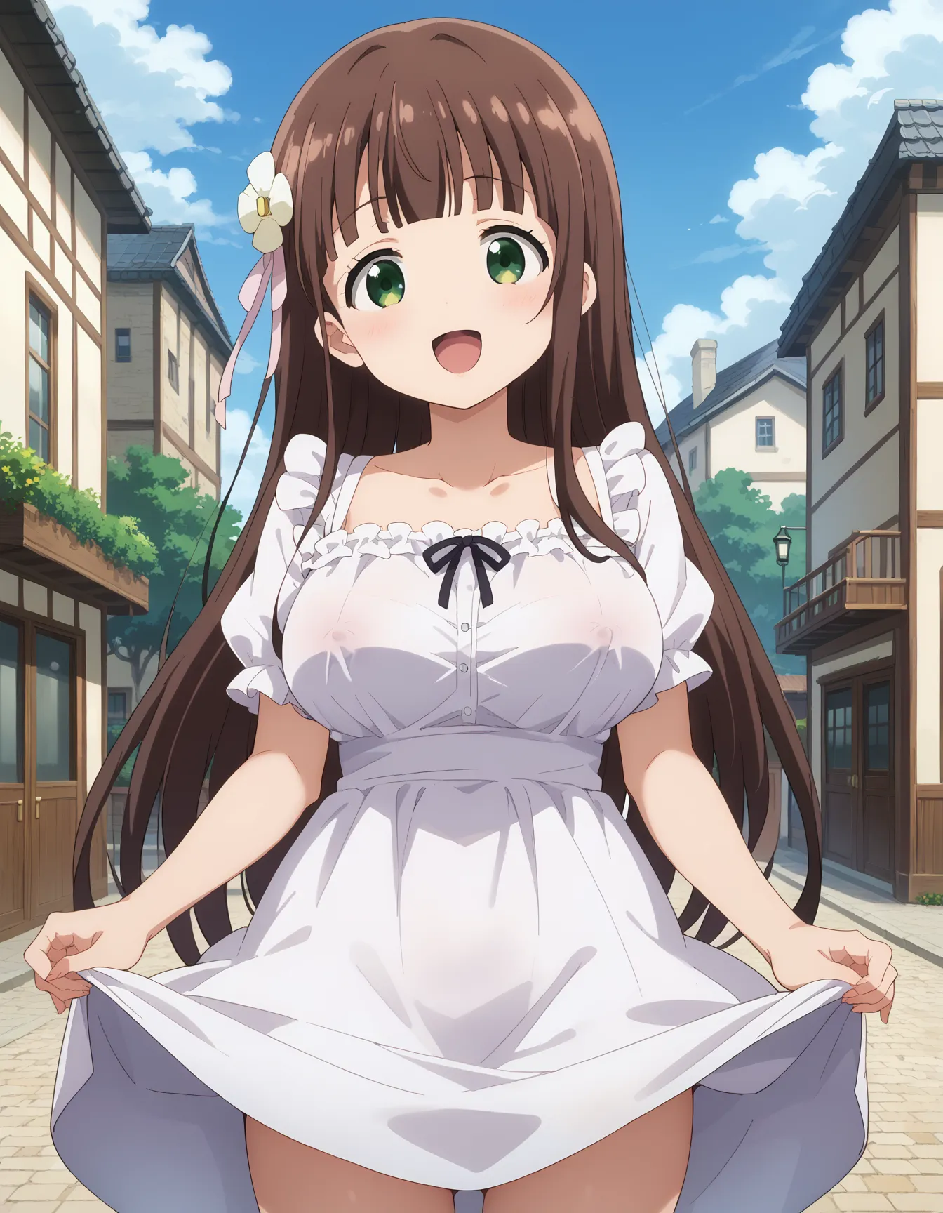 【「巨乳」AIエロ画像（イラスト・アニメ・二次元風）26161枚まとめ！(179ページ目)のエロ画像27枚目