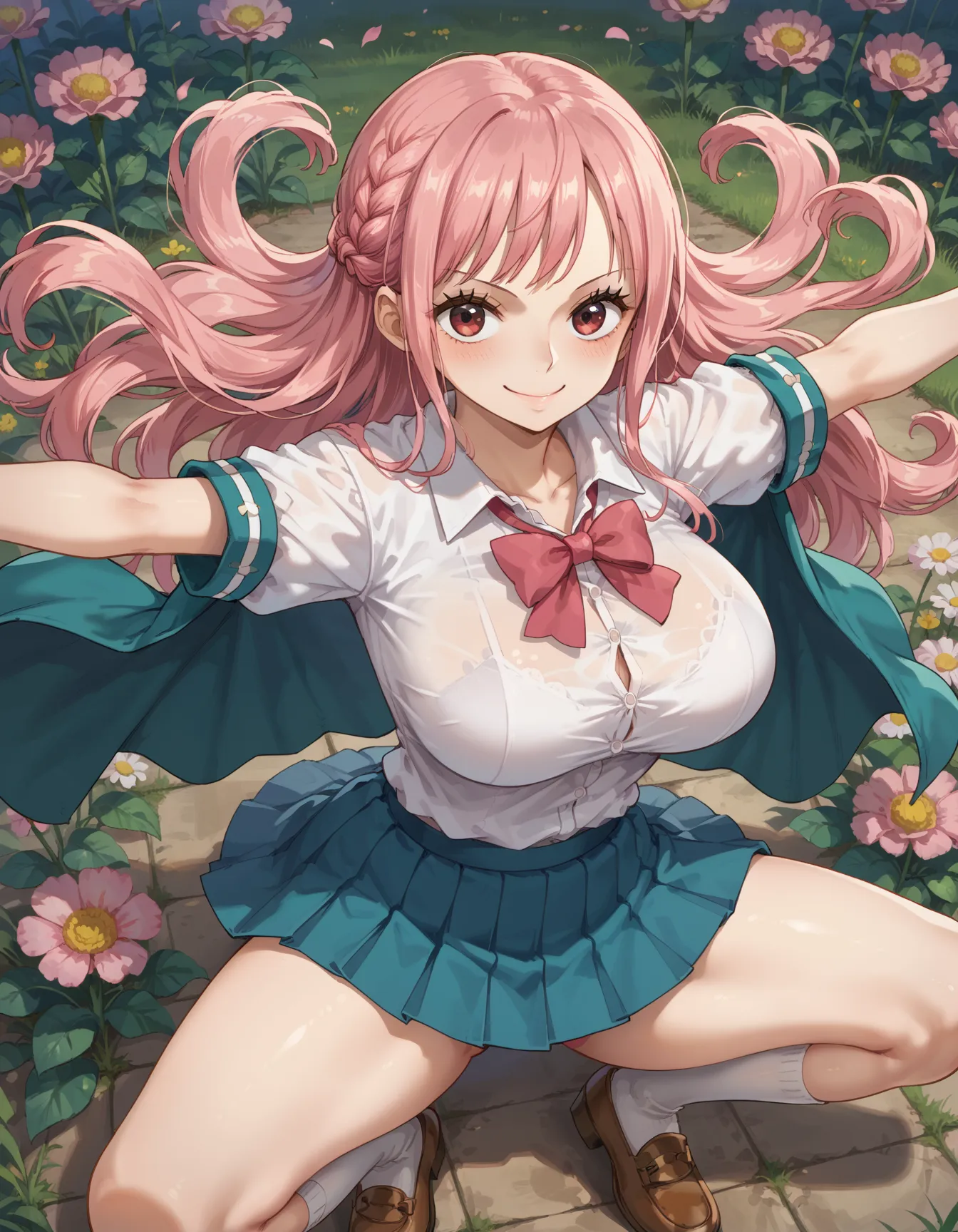 【「学制服」AIエロ画像（イラスト・アニメ・二次元風）4855枚まとめ！(32ページ目)のエロ画像8枚目