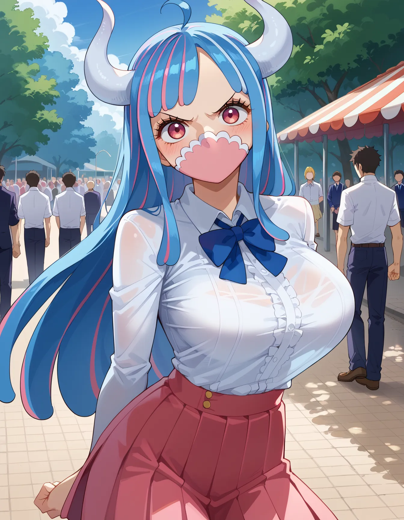 【「学制服」AIエロ画像（イラスト・アニメ・二次元風）4855枚まとめ！(32ページ目)のエロ画像5枚目