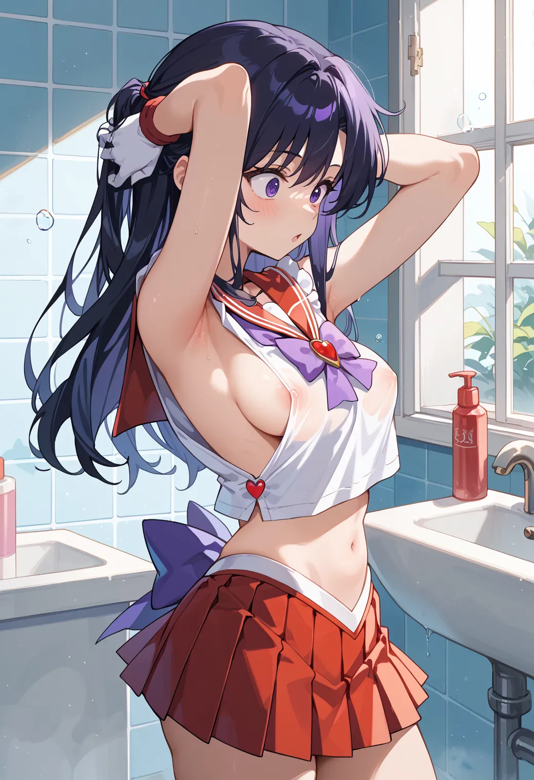 【「下着（ブラジャー・パンティ）」AIエロ画像（イラスト・アニメ・二次元風）15996枚まとめ！(107ページ目)のエロ画像2枚目