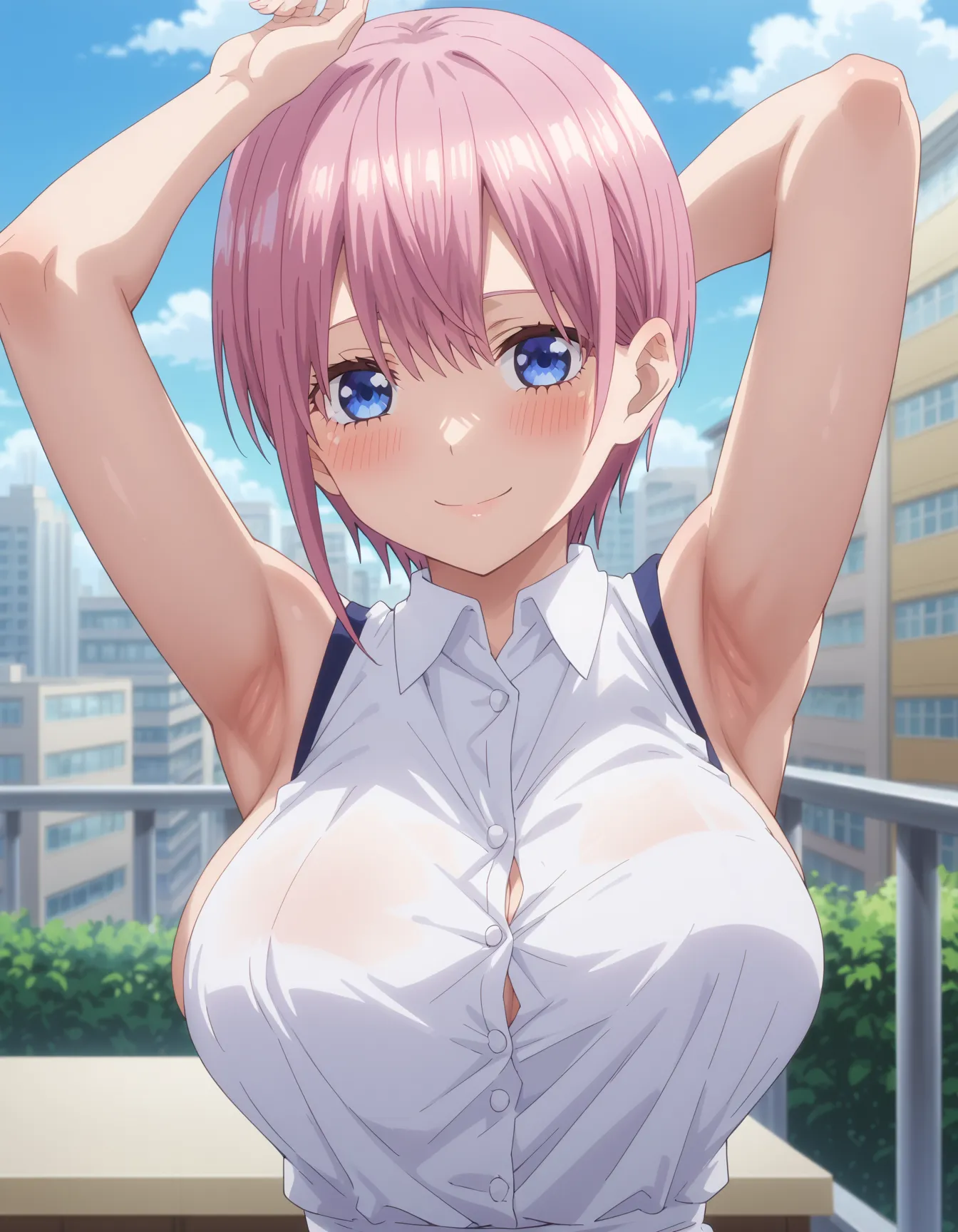 【「腋・脇」AIエロ画像（イラスト・アニメ・二次元風）4705枚まとめ！(32ページ目)のエロ画像6枚目