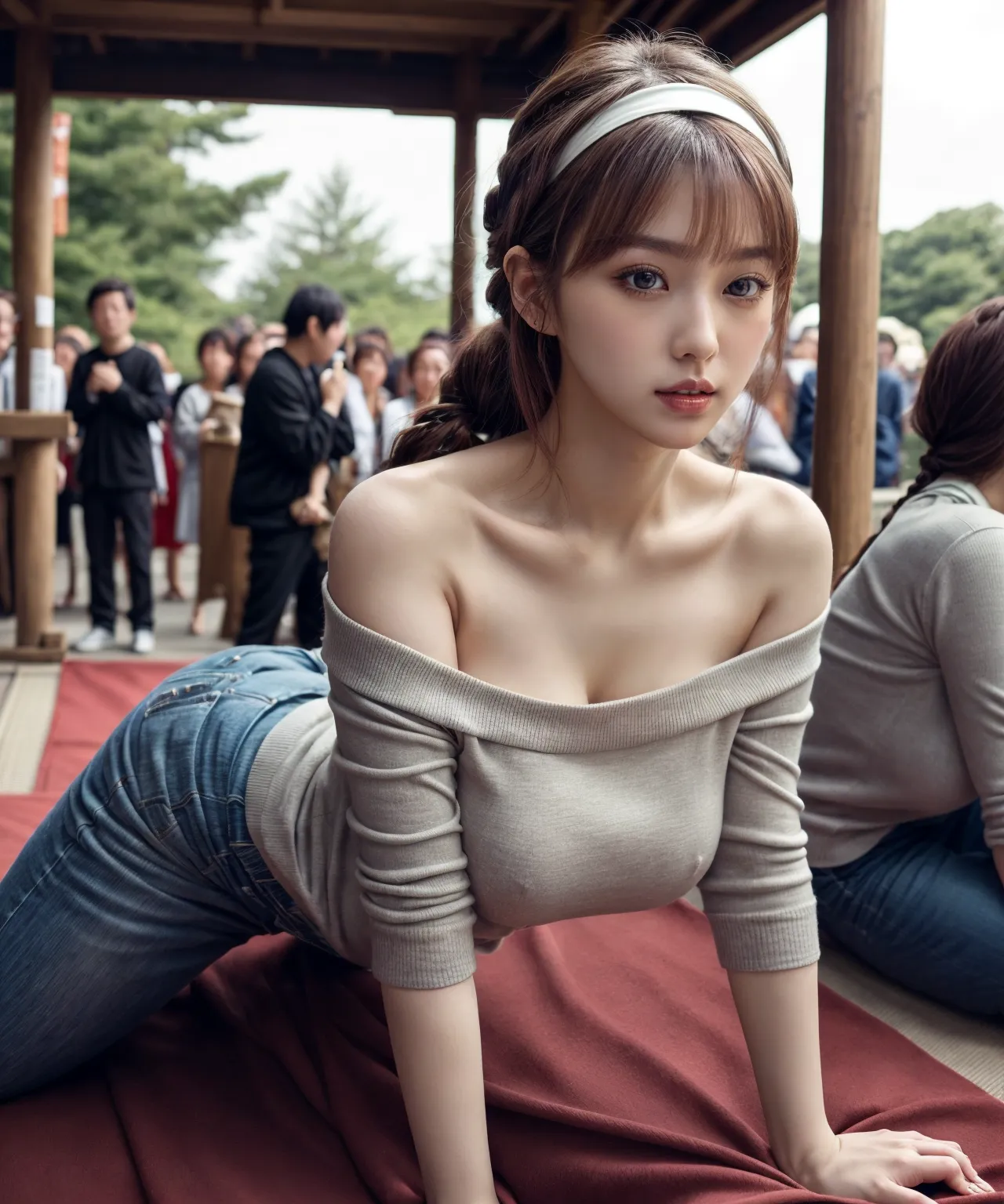 【「巨乳」AIエロ画像（リアル・実写・フォト風）10796枚まとめ！(71ページ目)のエロ画像5枚目