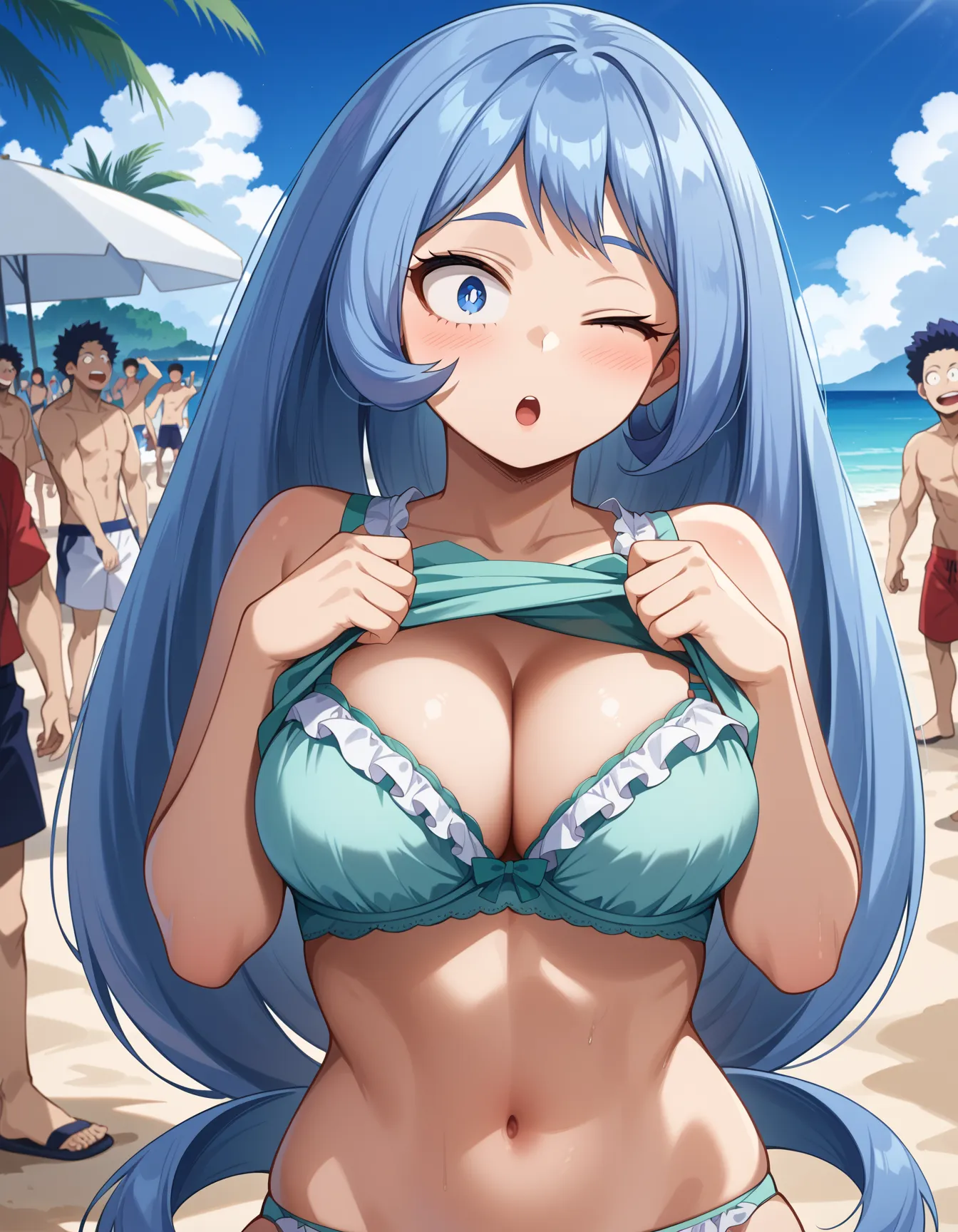 【「下着（ブラジャー・パンティ）」AIエロ画像（イラスト・アニメ・二次元風）15996枚まとめ！(105ページ目)のエロ画像7枚目