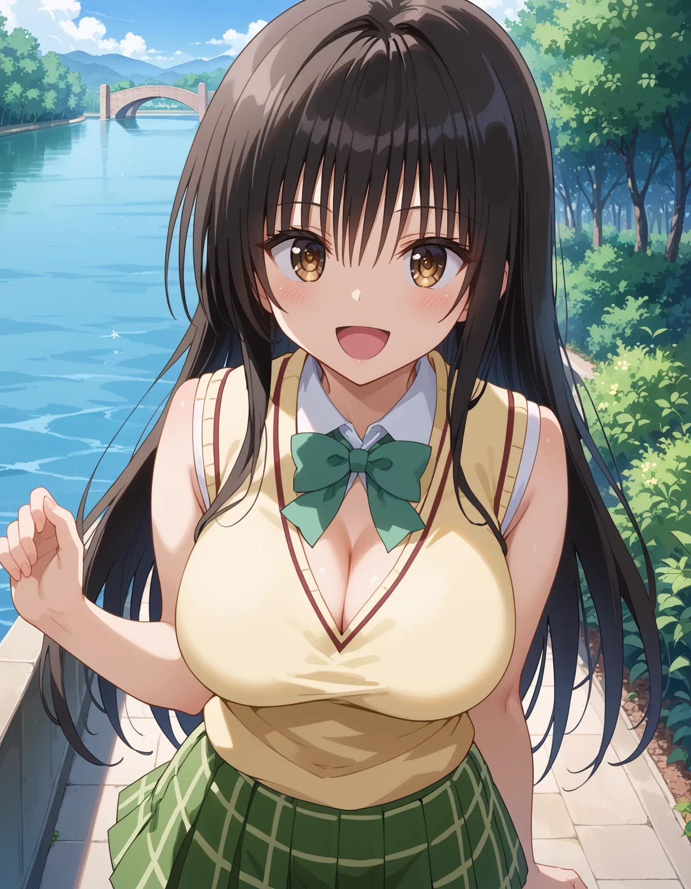 【「学制服」AIエロ画像（イラスト・アニメ・二次元風）4855枚まとめ！(31ページ目)のエロ画像16枚目