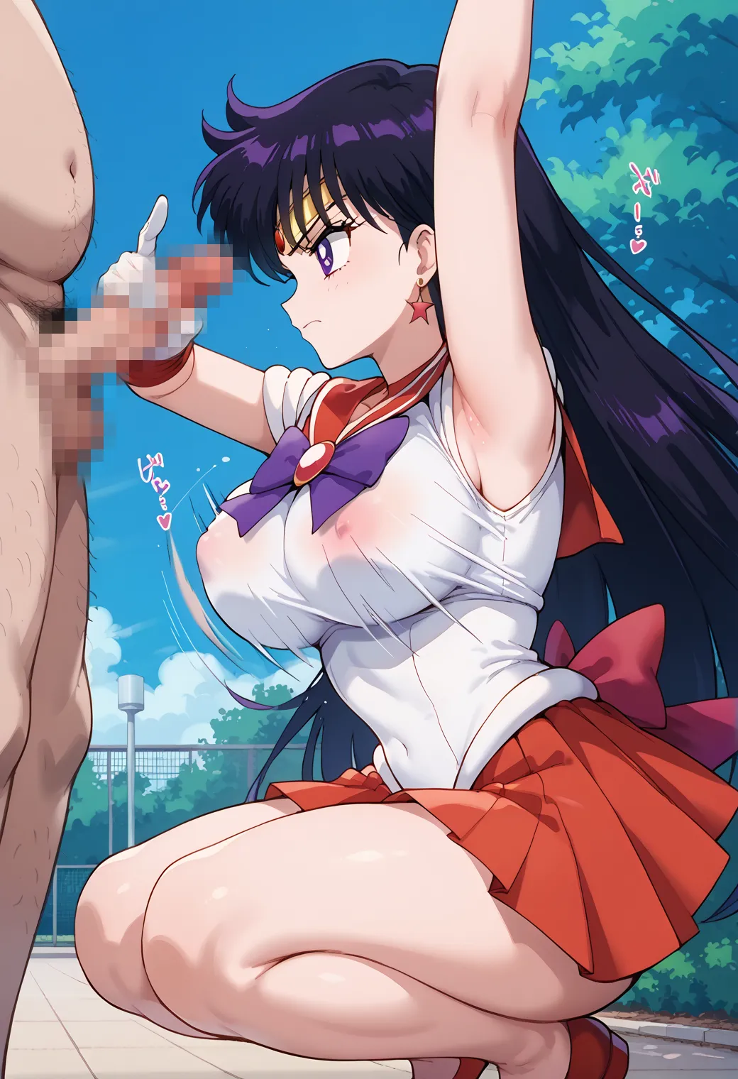 【「腋・脇」AIエロ画像（イラスト・アニメ・二次元風）4705枚まとめ！(31ページ目)のエロ画像22枚目