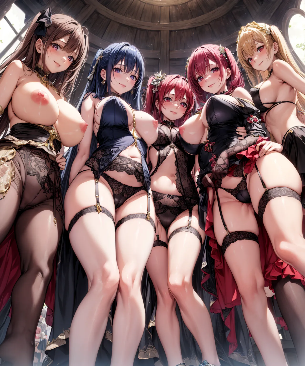 【「下着（ブラジャー・パンティ）」AIエロ画像（イラスト・アニメ・二次元風）15996枚まとめ！(104ページ目)のエロ画像19枚目