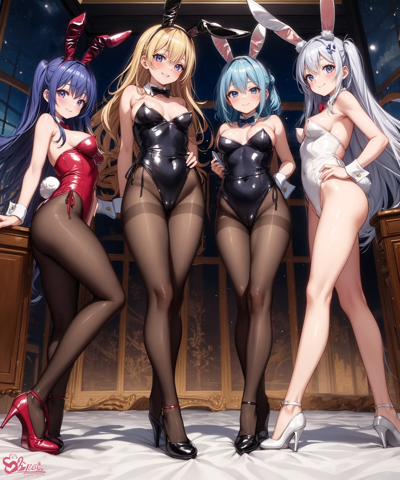 【「パンスト」AIエロ画像（イラスト・アニメ・二次元風）1436枚まとめ！(10ページ目)のエロ画像25枚目