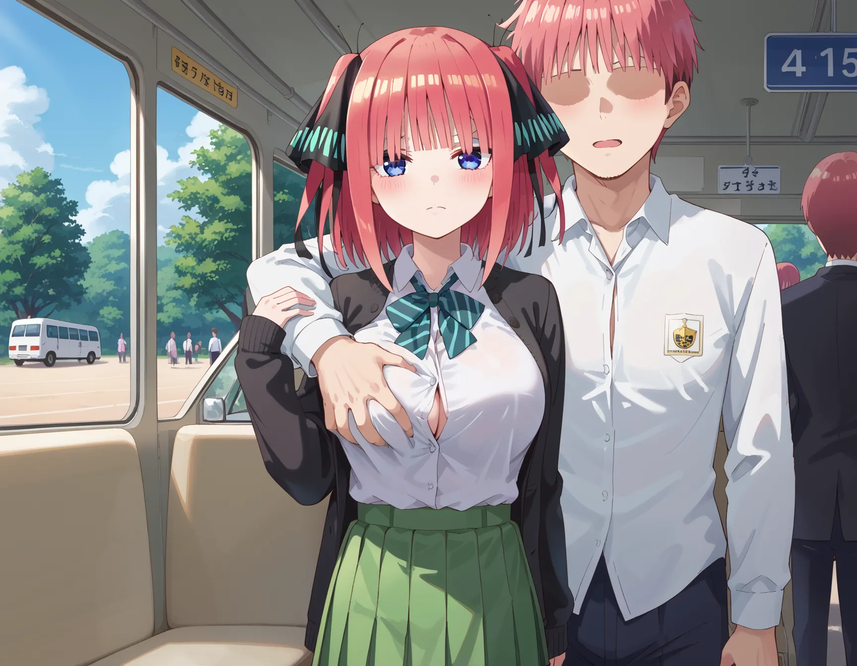 【「学制服」AIエロ画像（イラスト・アニメ・二次元風）4855枚まとめ！(30ページ目)のエロ画像27枚目