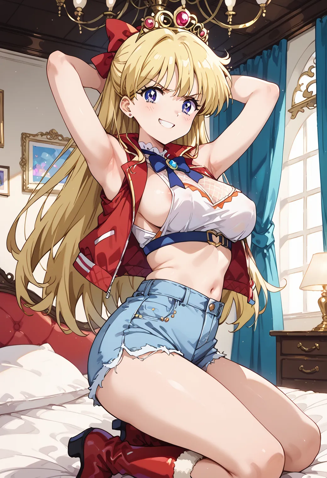 【「下着（ブラジャー・パンティ）」AIエロ画像（イラスト・アニメ・二次元風）15996枚まとめ！(102ページ目)のエロ画像27枚目