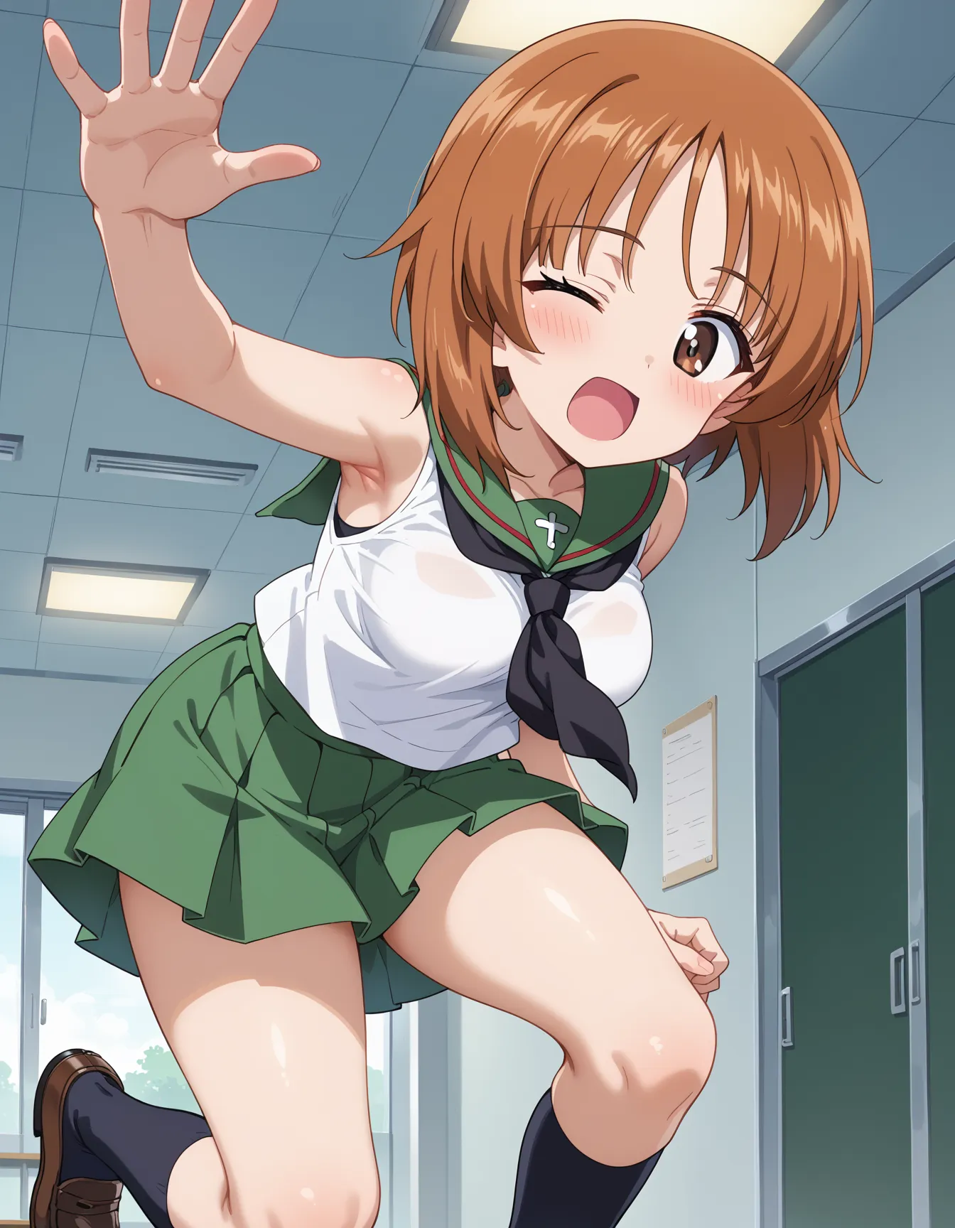 【「学制服」AIエロ画像（イラスト・アニメ・二次元風）4855枚まとめ！(30ページ目)のエロ画像24枚目