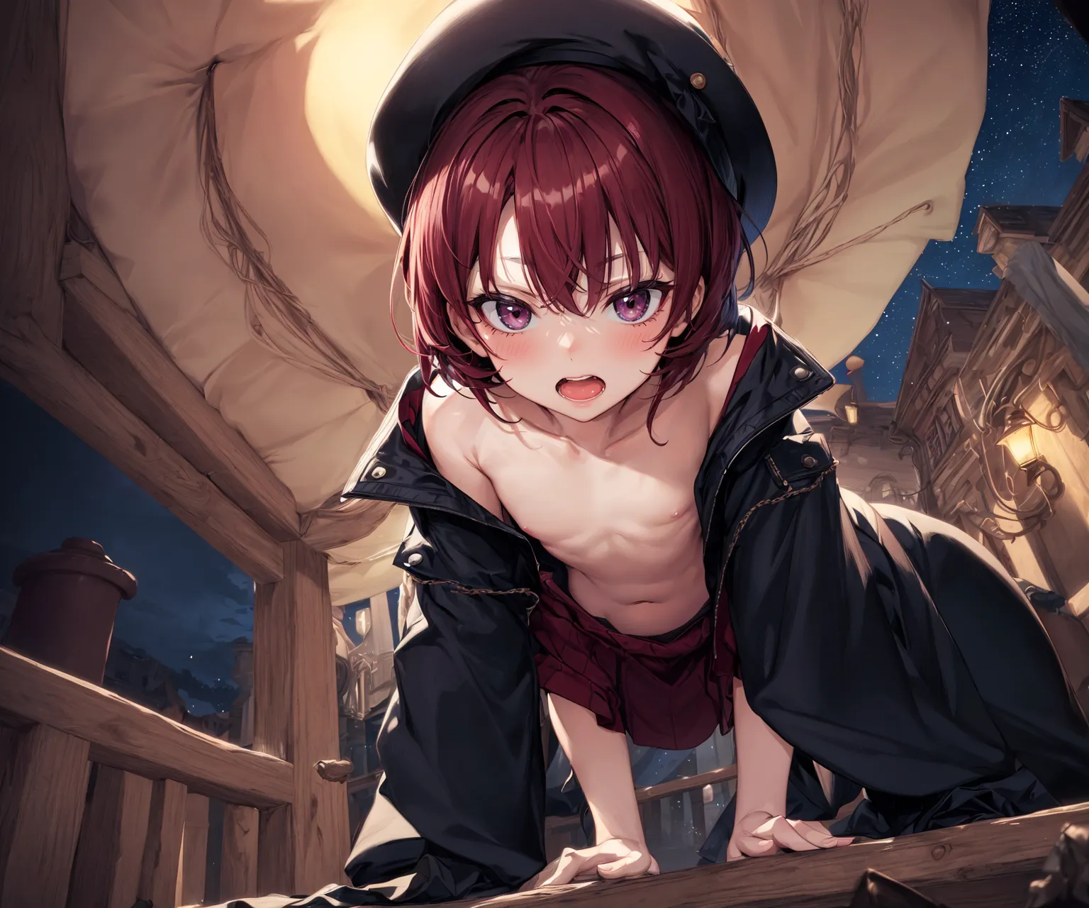 【「貧乳」AIエロ画像（イラスト・アニメ・二次元風）8390枚まとめ！(55ページ目)のエロ画像22枚目