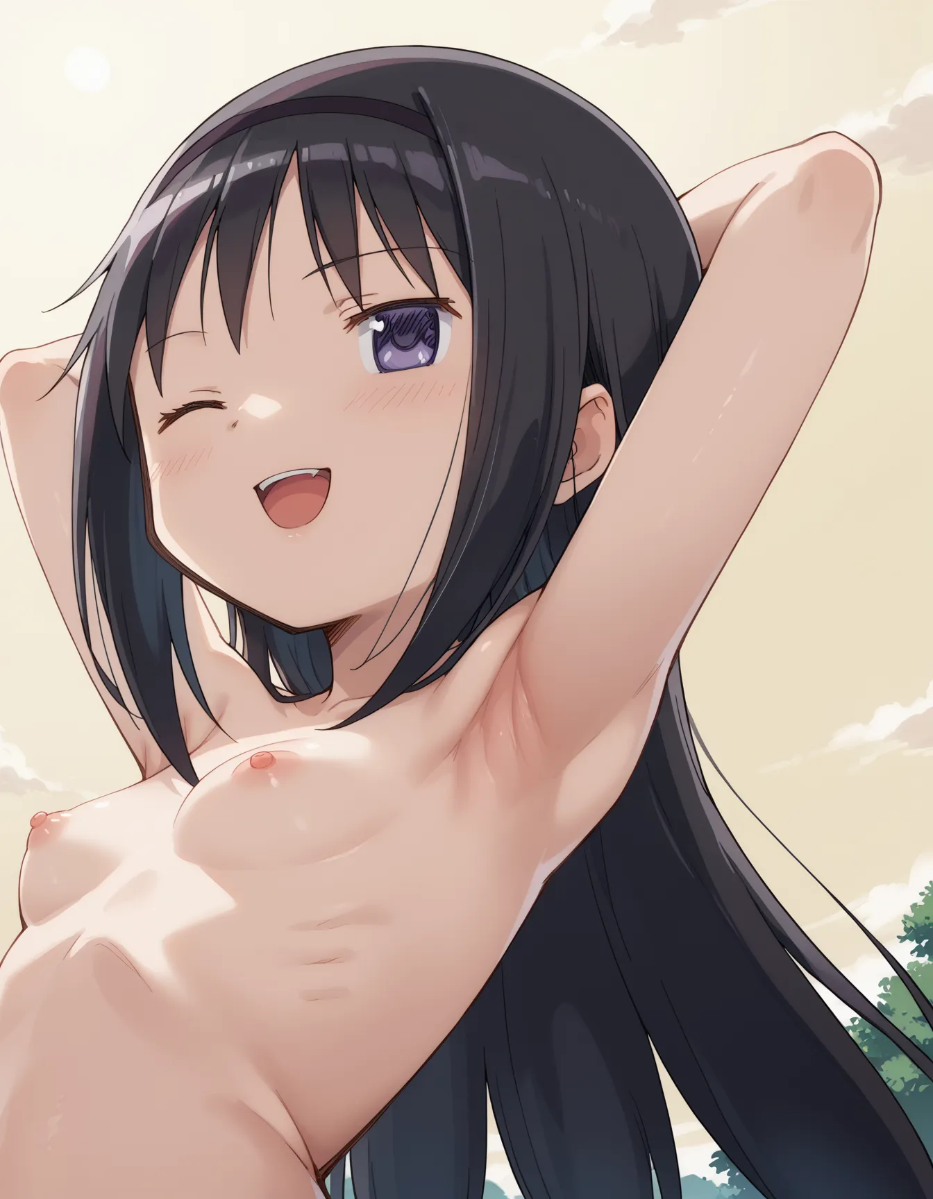 【「腋・脇」AIエロ画像（イラスト・アニメ・二次元風）4705枚まとめ！(30ページ目)のエロ画像22枚目