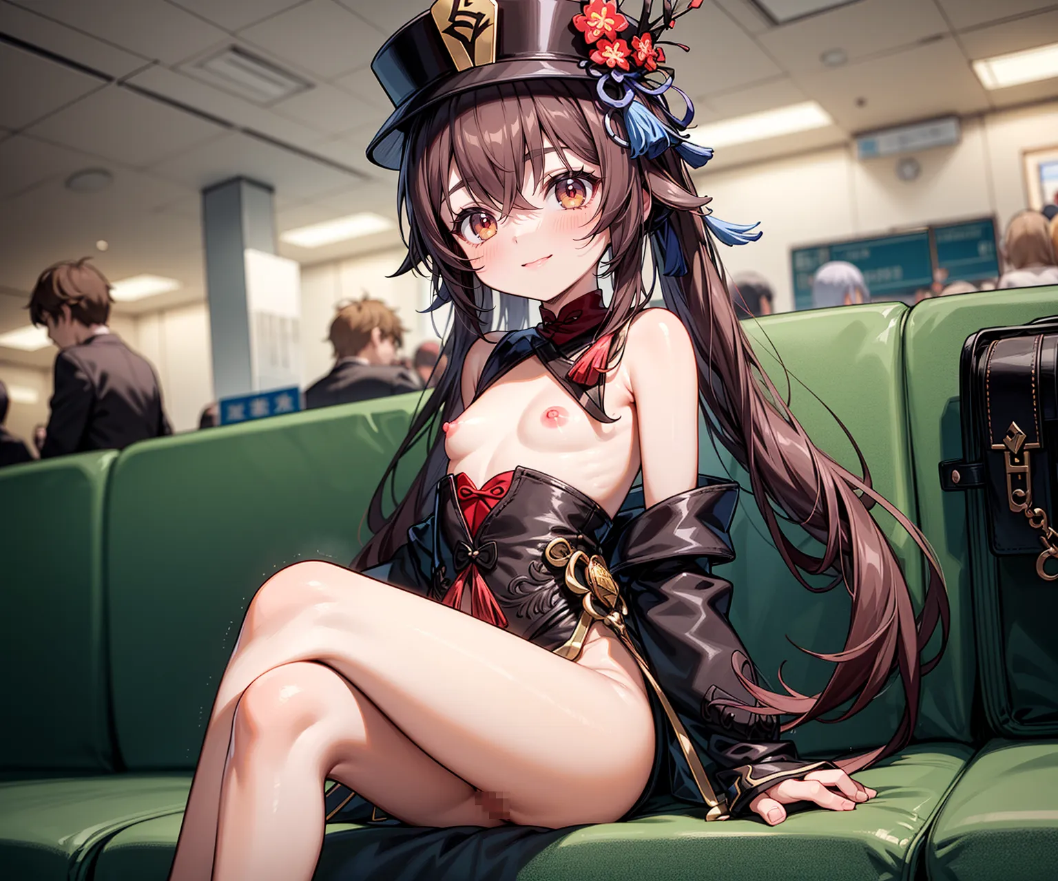【「貧乳」AIエロ画像（イラスト・アニメ・二次元風）8390枚まとめ！(55ページ目)のエロ画像13枚目