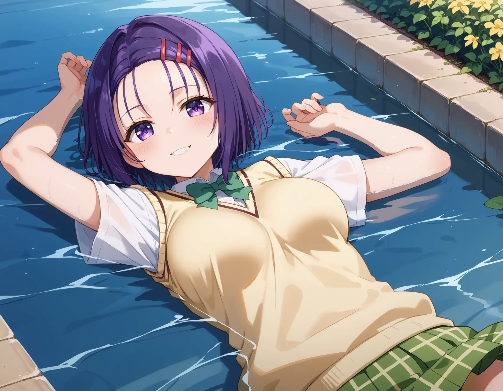 【「学制服」AIエロ画像（イラスト・アニメ・二次元風）4855枚まとめ！(30ページ目)のエロ画像13枚目