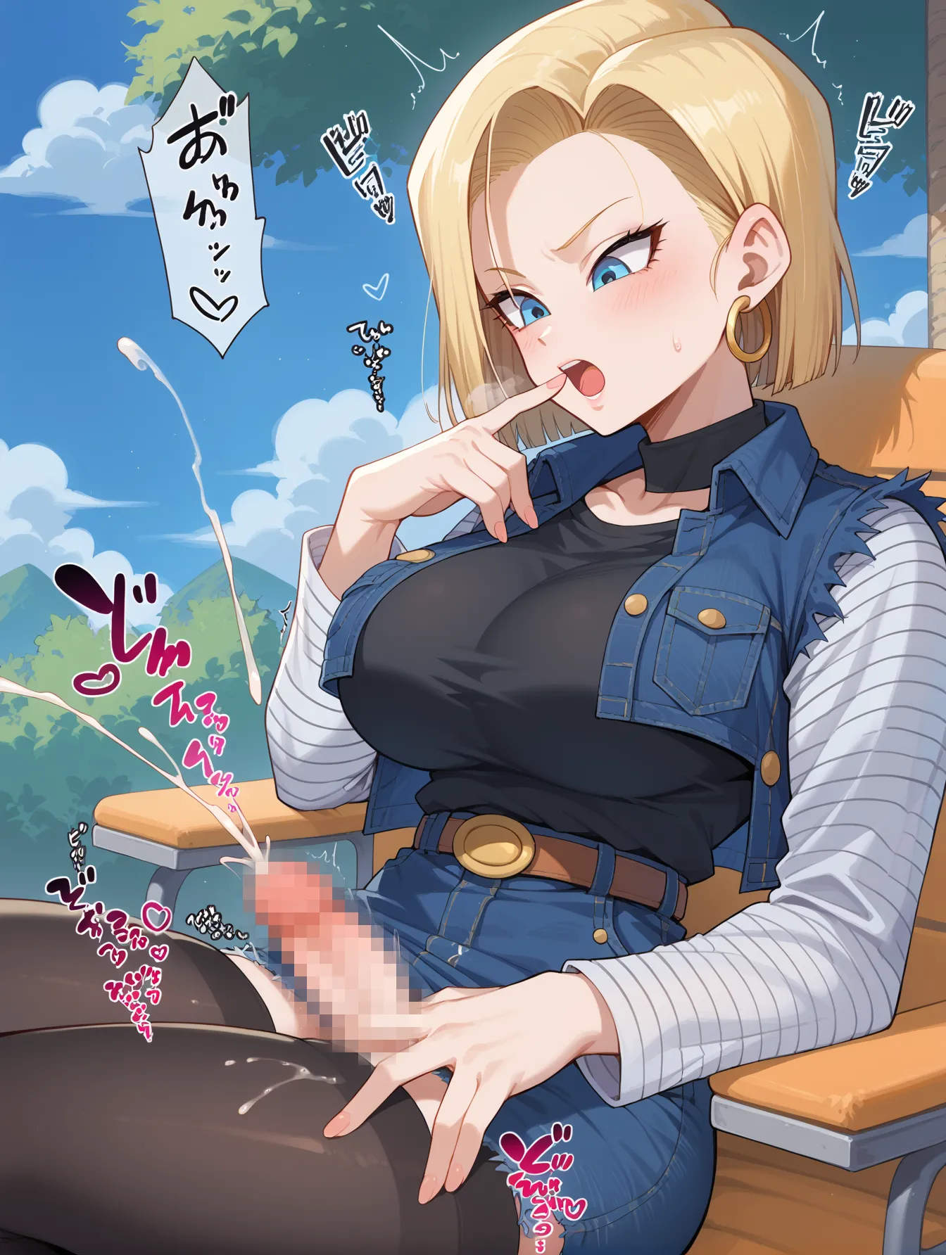 【「おまんこ」AIエロ画像（イラスト・アニメ・二次元風）9763枚まとめ！(64ページ目)のエロ画像12枚目