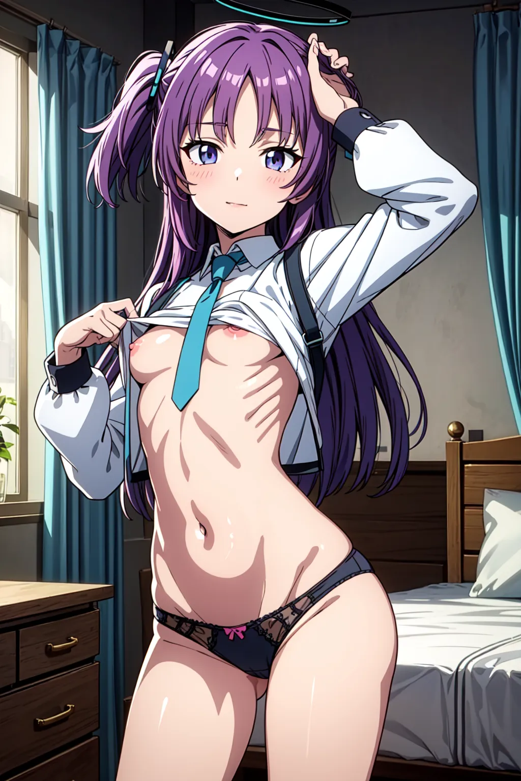 【「下着（ブラジャー・パンティ）」AIエロ画像（イラスト・アニメ・二次元風）15996枚まとめ！(100ページ目)のエロ画像19枚目