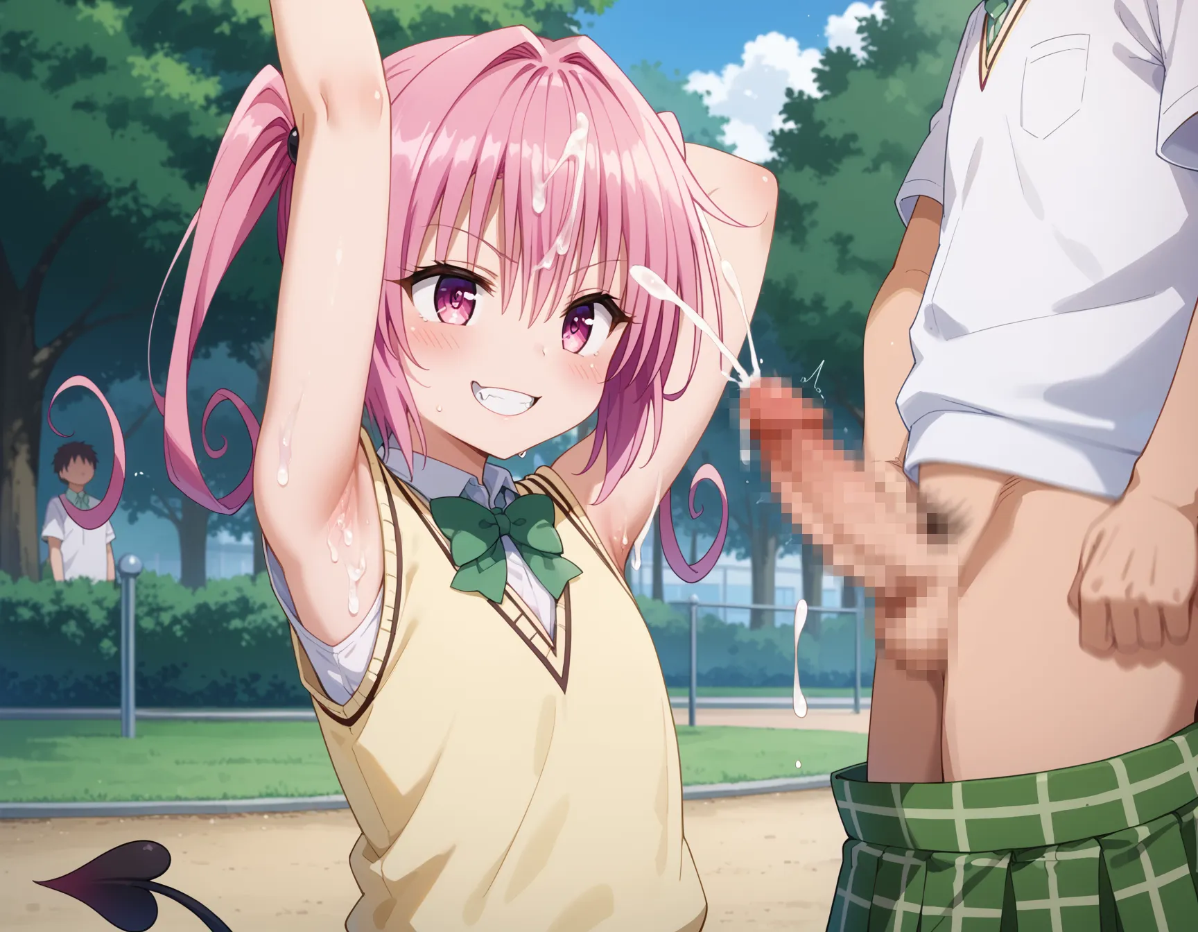 【「学制服」AIエロ画像（イラスト・アニメ・二次元風）4855枚まとめ！(30ページ目)のエロ画像10枚目