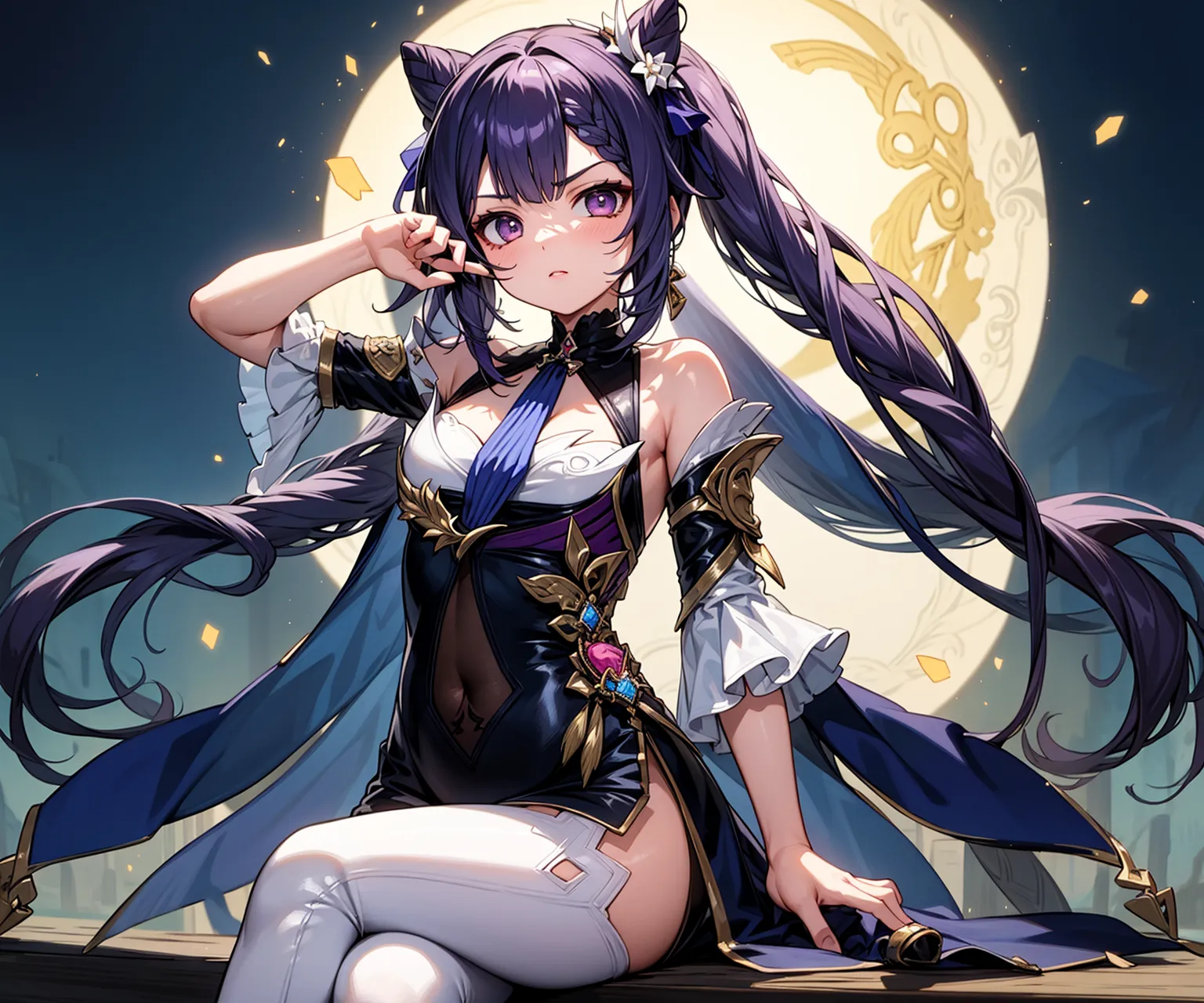 【「貧乳」AIエロ画像（イラスト・アニメ・二次元風）8390枚まとめ！(55ページ目)のエロ画像4枚目