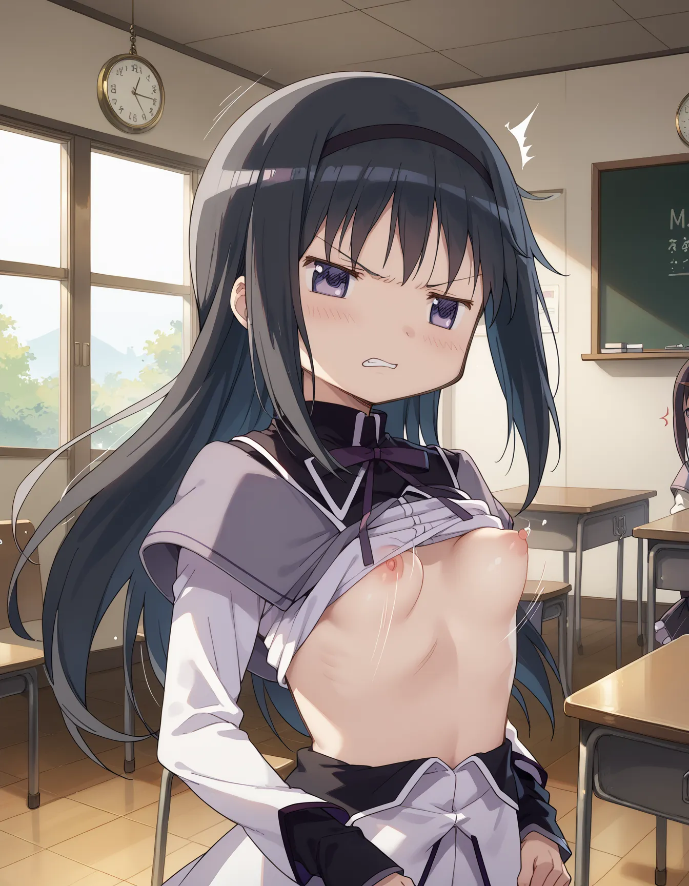 【「貧乳」AIエロ画像（イラスト・アニメ・二次元風）8390枚まとめ！(55ページ目)のエロ画像3枚目