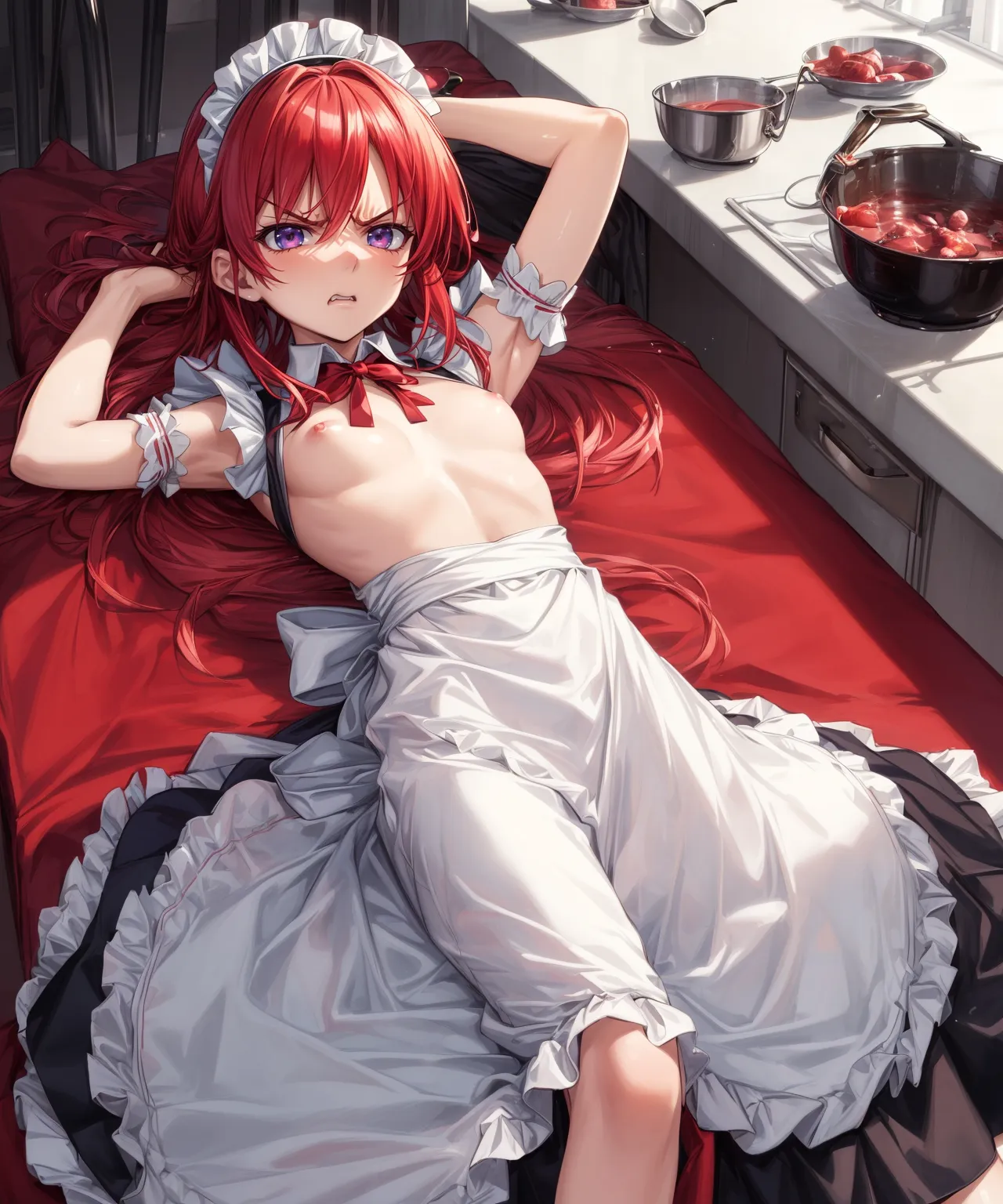 【「メイド」AIエロ画像（イラスト・アニメ・二次元風）516枚まとめ！(4ページ目)のエロ画像14枚目