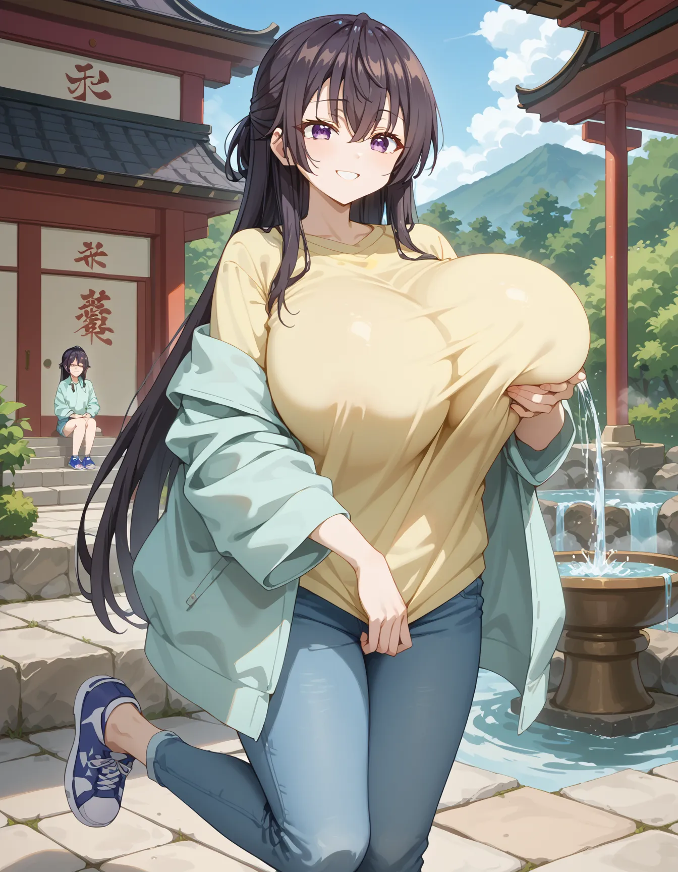 【「爆乳・超乳」AIエロ画像（イラスト・アニメ・二次元風）5621枚まとめ！(35ページ目)のエロ画像22枚目