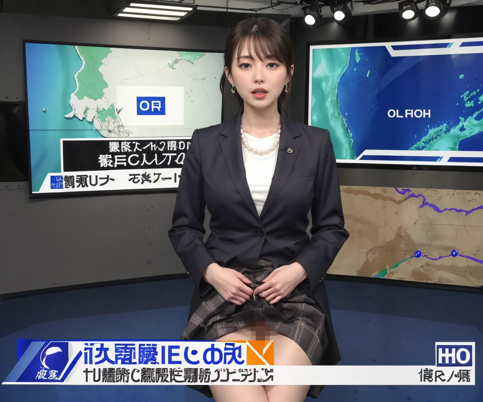 【「女子アナウンサー」AIエロ画像（リアル・実写・フォト風）634枚まとめ！(4ページ目)のエロ画像16枚目