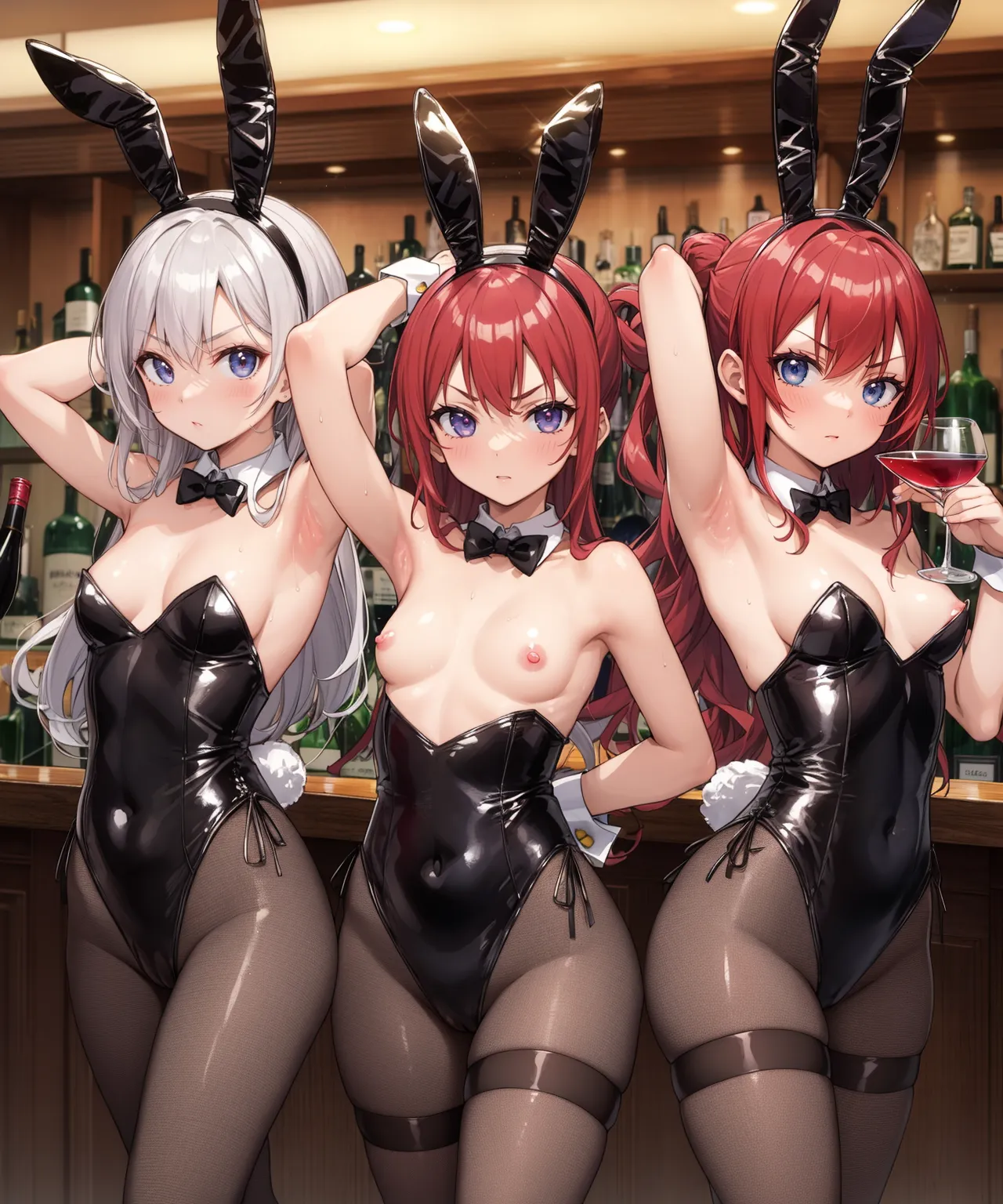 【「パンスト」AIエロ画像（イラスト・アニメ・二次元風）1436枚まとめ！(10ページ目)のエロ画像8枚目