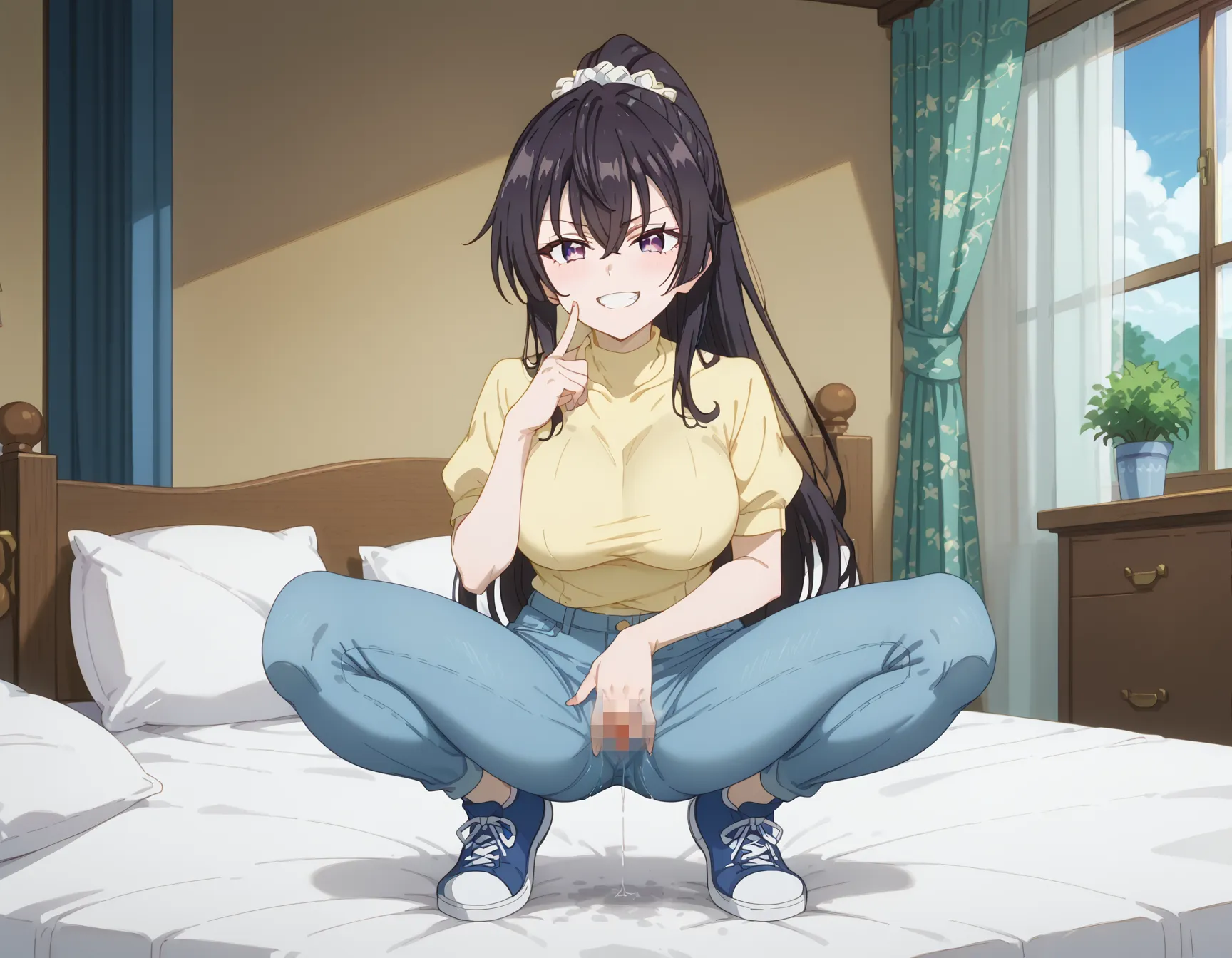 【「下着（ブラジャー・パンティ）」AIエロ画像（イラスト・アニメ・二次元風）15996枚まとめ！(98ページ目)のエロ画像2枚目