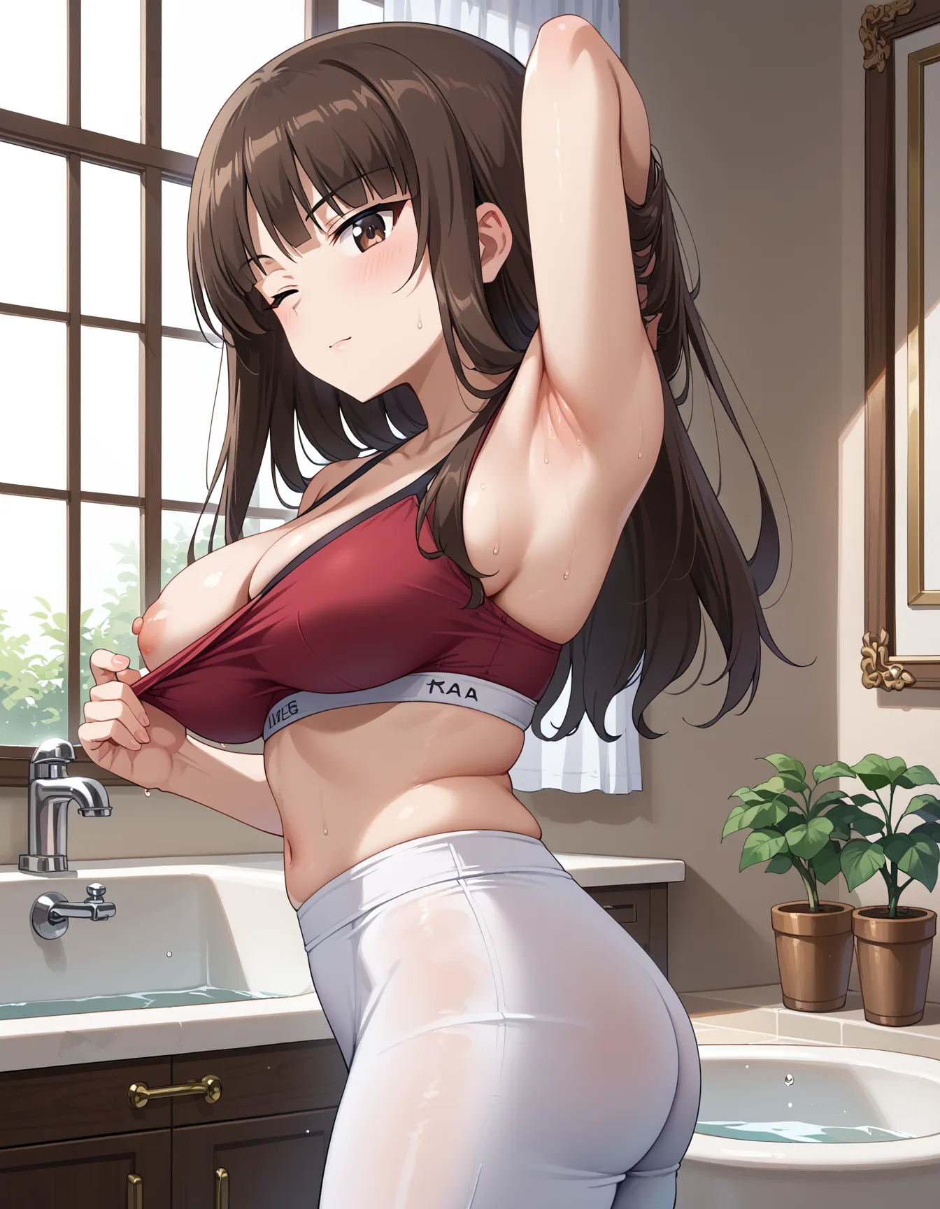 【「下着（ブラジャー・パンティ）」AIエロ画像（イラスト・アニメ・二次元風）15996枚まとめ！(97ページ目)のエロ画像15枚目