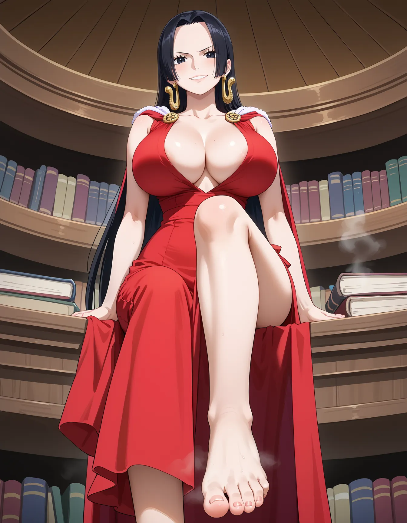 【「爆乳・超乳」AIエロ画像（イラスト・アニメ・二次元風）5621枚まとめ！(35ページ目)のエロ画像4枚目