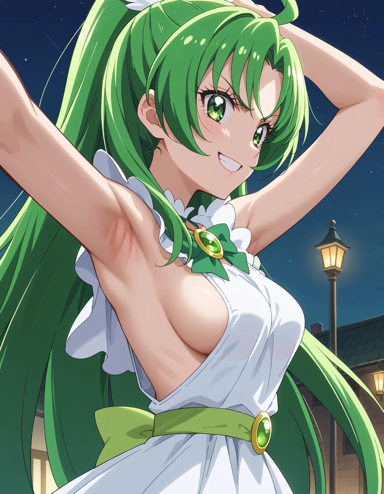 【「腋・脇」AIエロ画像（イラスト・アニメ・二次元風）4705枚まとめ！(28ページ目)のエロ画像25枚目