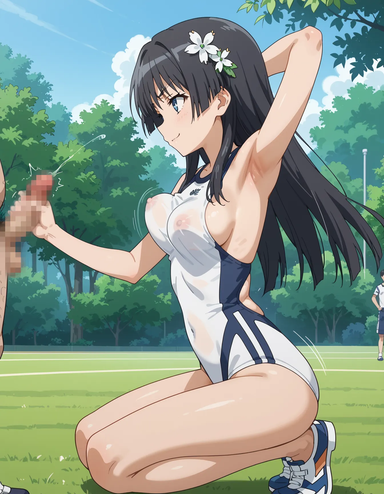 【「腋・脇」AIエロ画像（イラスト・アニメ・二次元風）4705枚まとめ！(28ページ目)のエロ画像22枚目