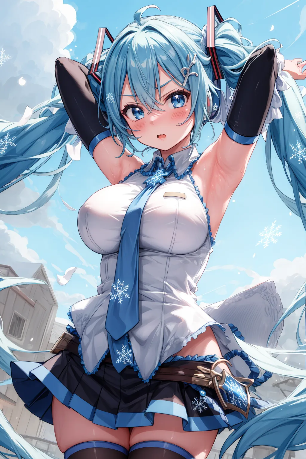 【「爆乳・超乳」AIエロ画像（イラスト・アニメ・二次元風）5621枚まとめ！(34ページ目)のエロ画像21枚目