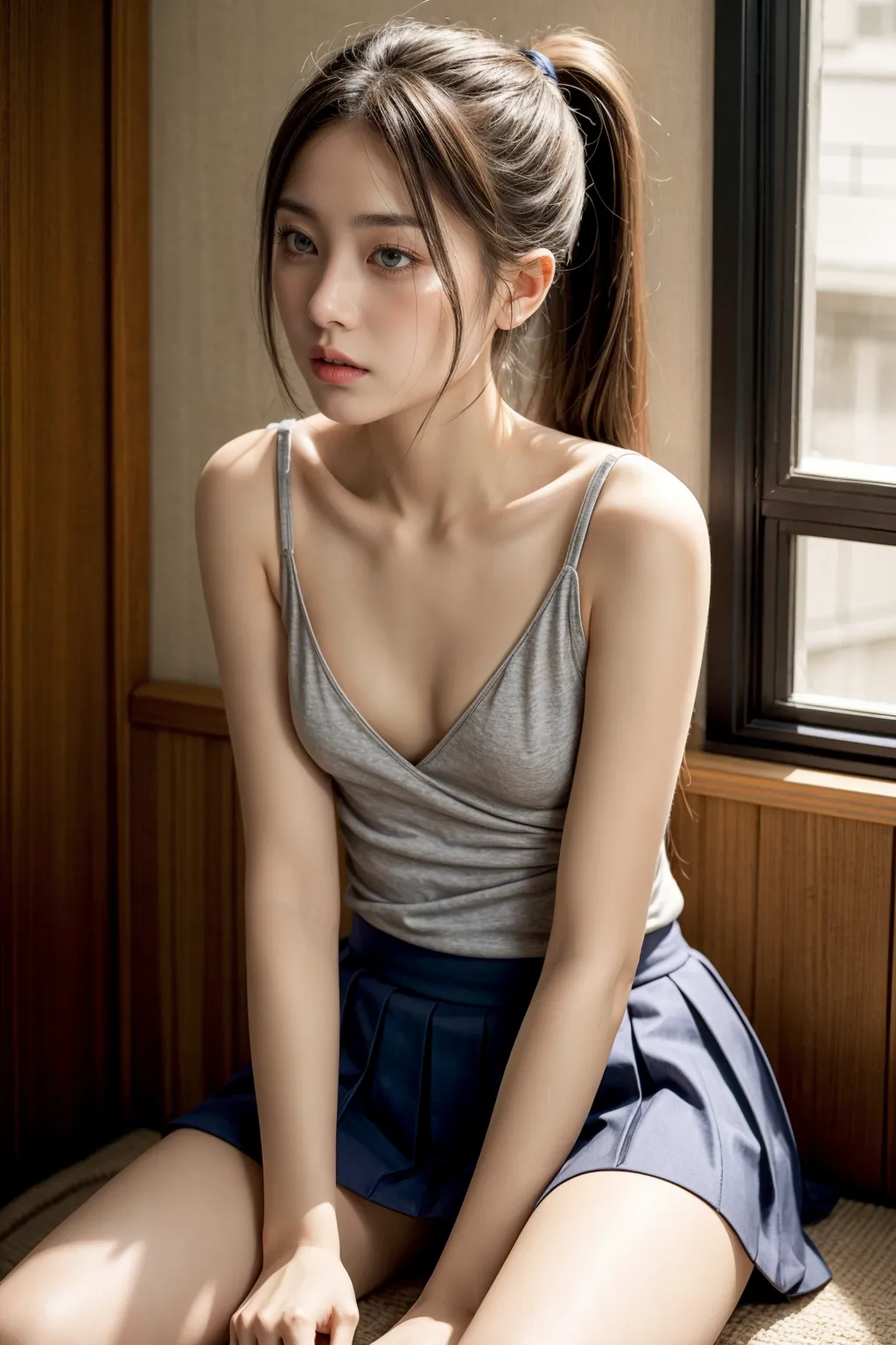 【「貧乳」AIエロ画像（リアル・実写・フォト風）21896枚まとめ！(132ページ目)のエロ画像14枚目