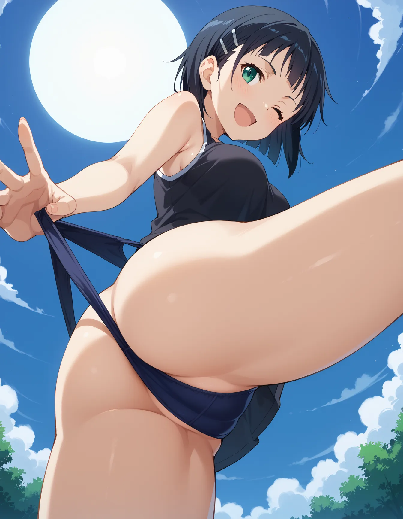 【「尻」AIエロ画像（イラスト・アニメ・二次元風）13361枚まとめ！(80ページ目)のエロ画像2枚目