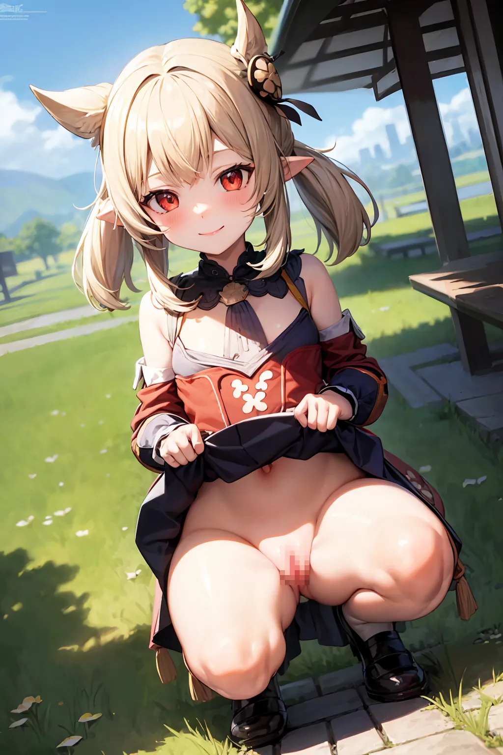 【「貧乳」AIエロ画像（イラスト・アニメ・二次元風）8390枚まとめ！(51ページ目)のエロ画像30枚目