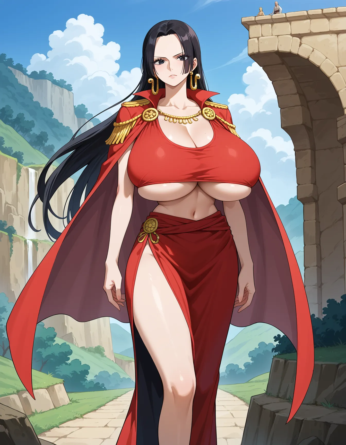 【「爆乳・超乳」AIエロ画像（イラスト・アニメ・二次元風）5621枚まとめ！(34ページ目)のエロ画像3枚目