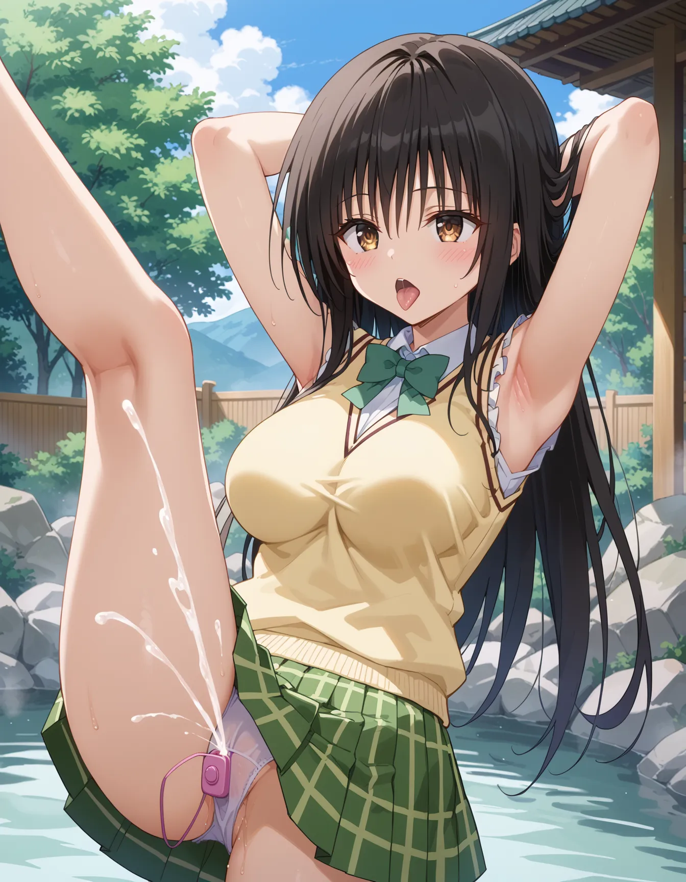 【「学制服」AIエロ画像（イラスト・アニメ・二次元風）4855枚まとめ！(28ページ目)のエロ画像20枚目