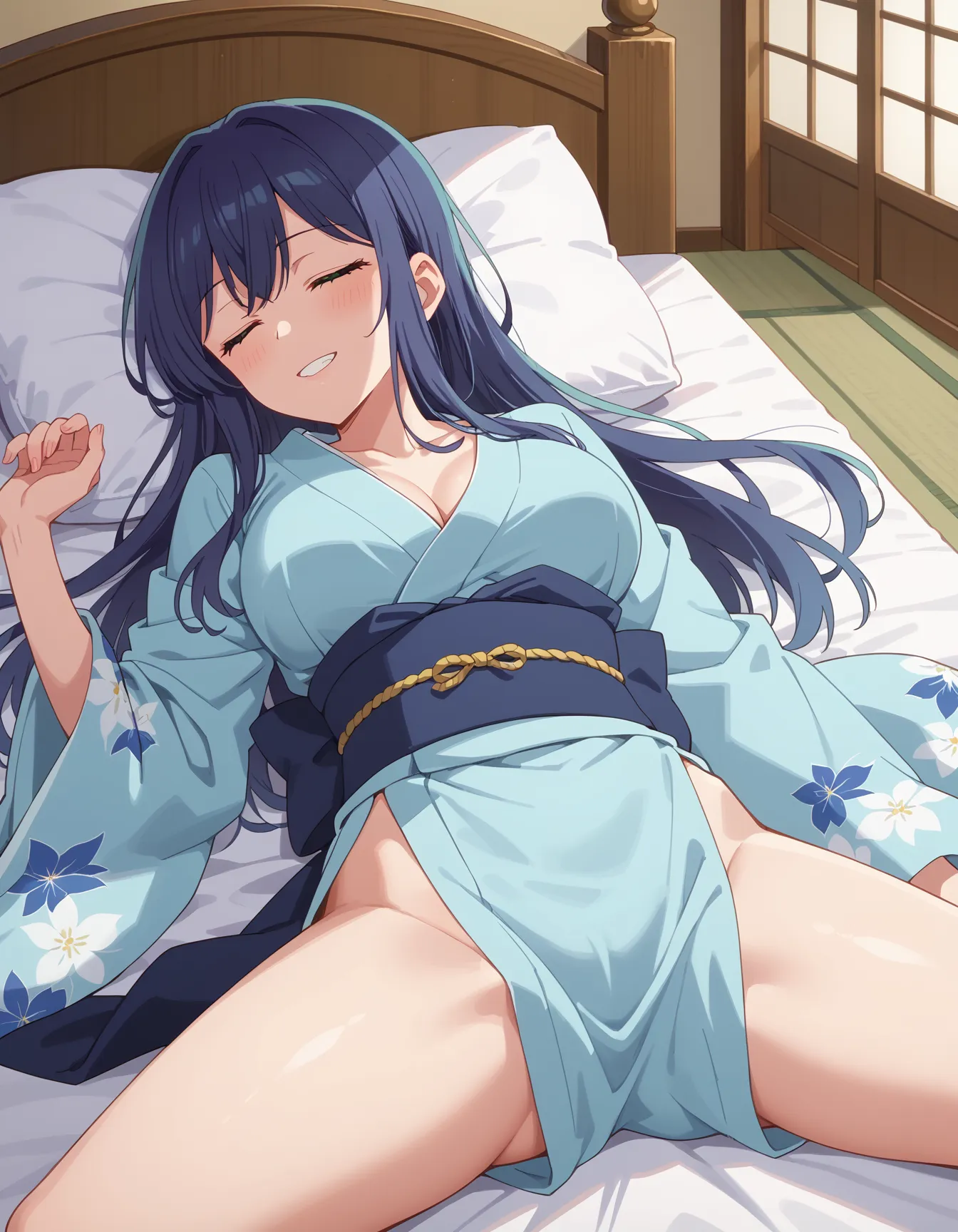 【「着物」AIエロ画像（イラスト・アニメ・二次元風）1472枚まとめ！(9ページ目)のエロ画像19枚目