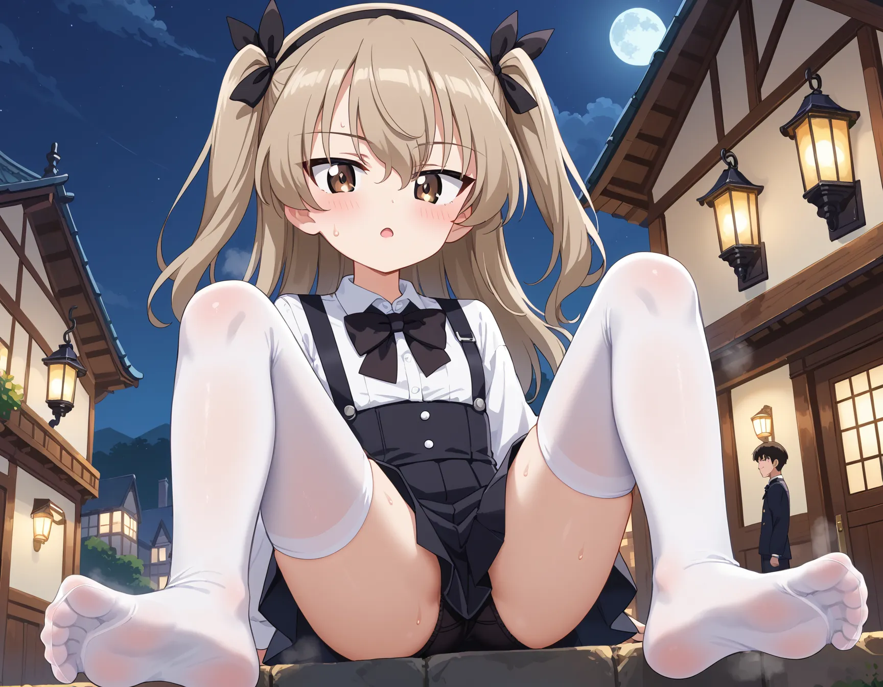 【「貧乳」AIエロ画像（イラスト・アニメ・二次元風）8390枚まとめ！(51ページ目)のエロ画像5枚目