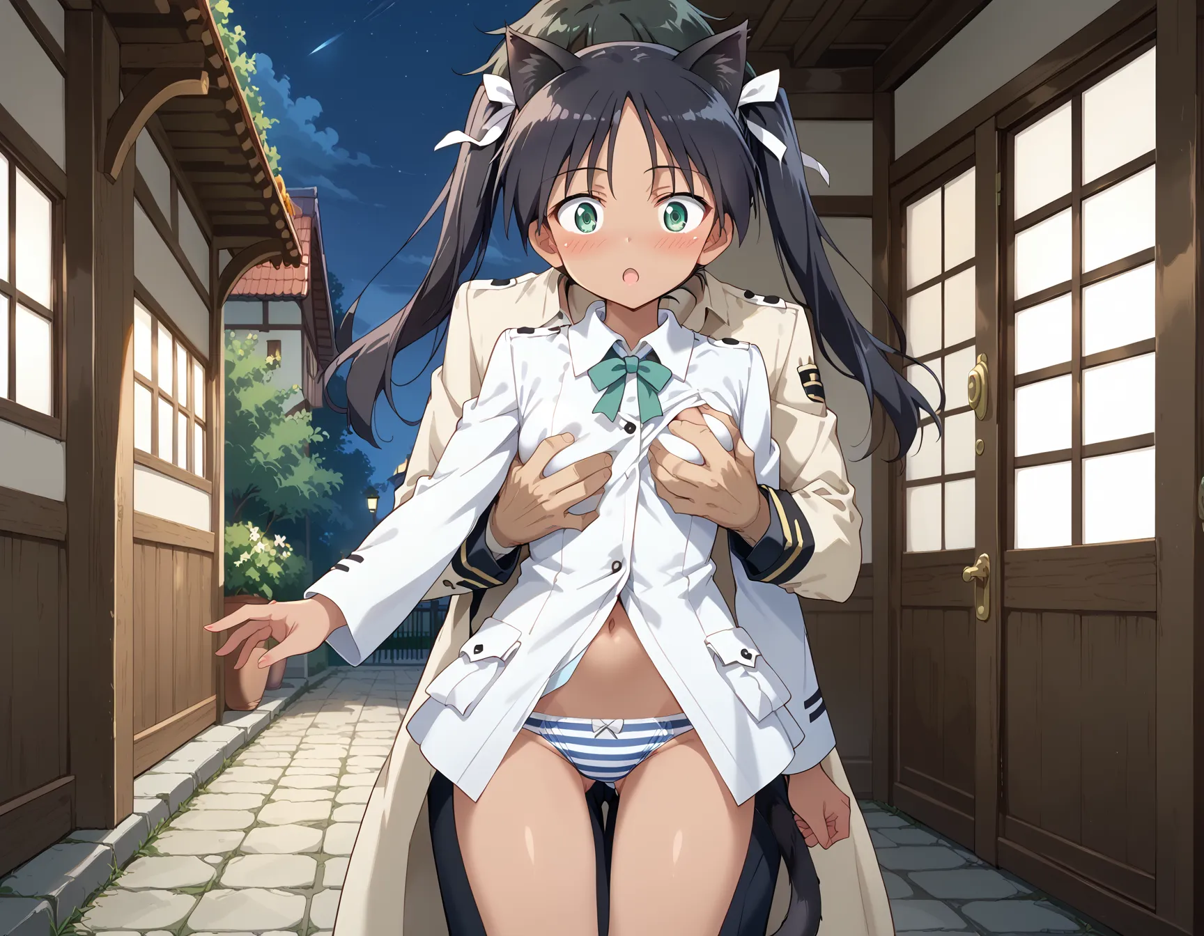 【「下着（ブラジャー・パンティ）」AIエロ画像（イラスト・アニメ・二次元風）15996枚まとめ！(93ページ目)のエロ画像1枚目