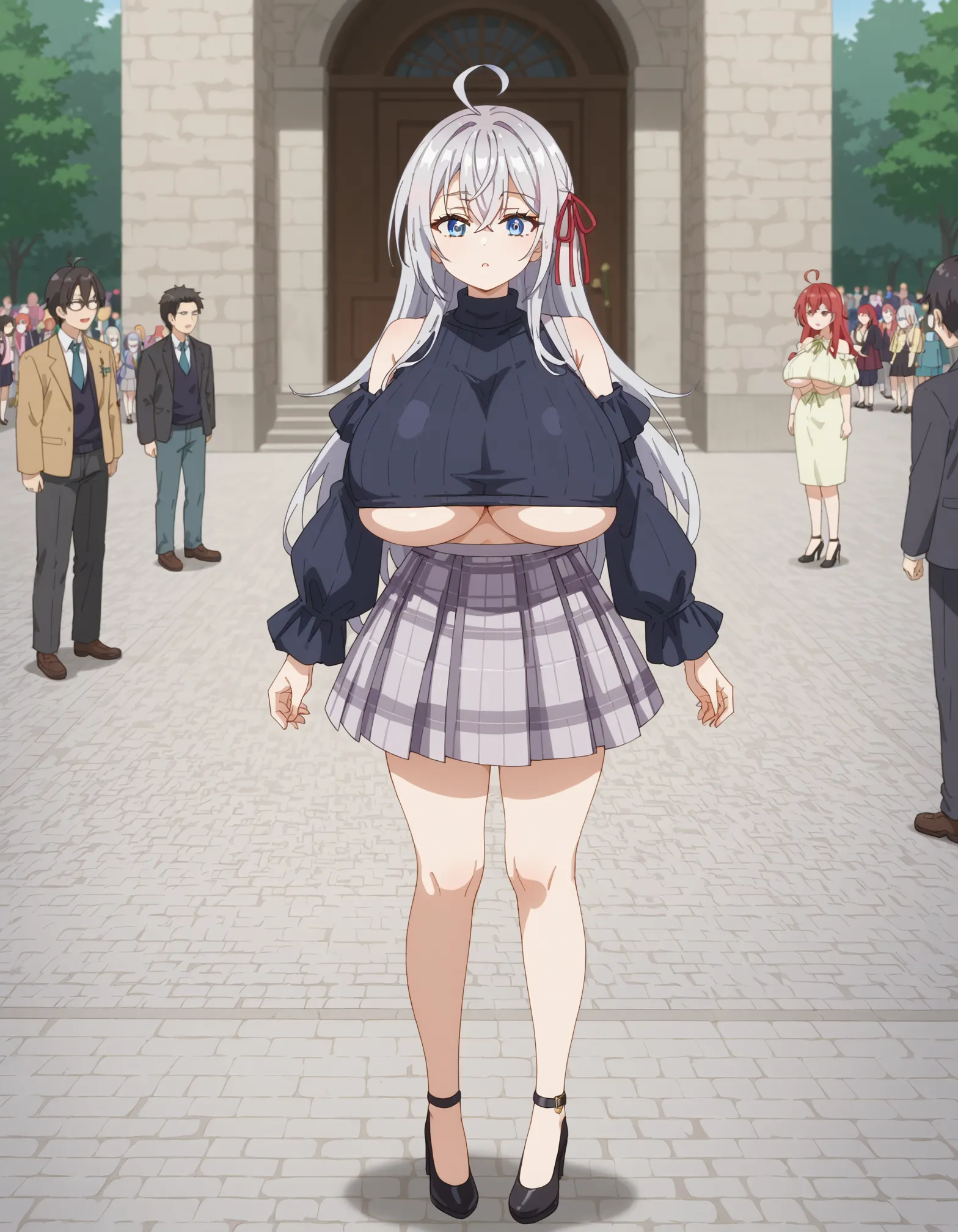 【「爆乳・超乳」AIエロ画像（イラスト・アニメ・二次元風）5621枚まとめ！(33ページ目)のエロ画像7枚目