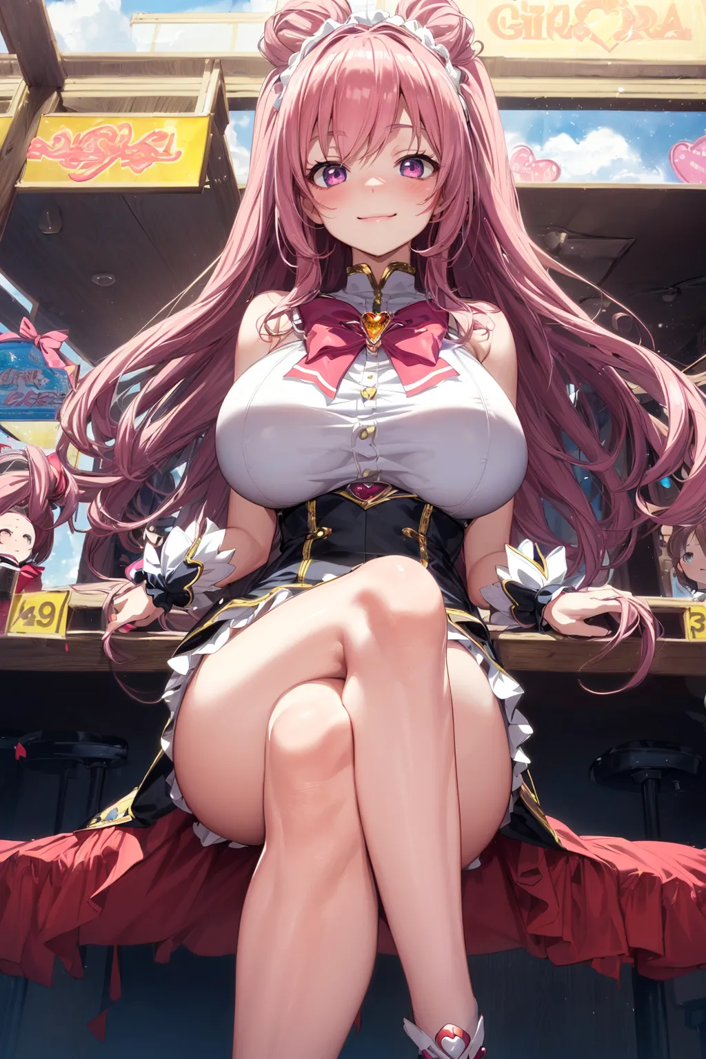 【「爆乳・超乳」AIエロ画像（イラスト・アニメ・二次元風）5621枚まとめ！(32ページ目)のエロ画像28枚目