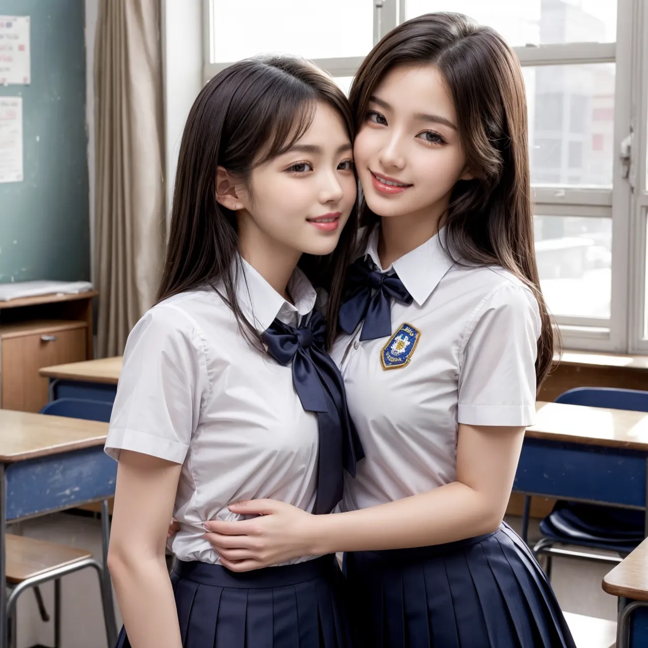 【「女子校生・JK×おまんこ」AIエロ画像（リアル・実写・フォト風）1655枚まとめ！(9ページ目)のエロ画像2枚目