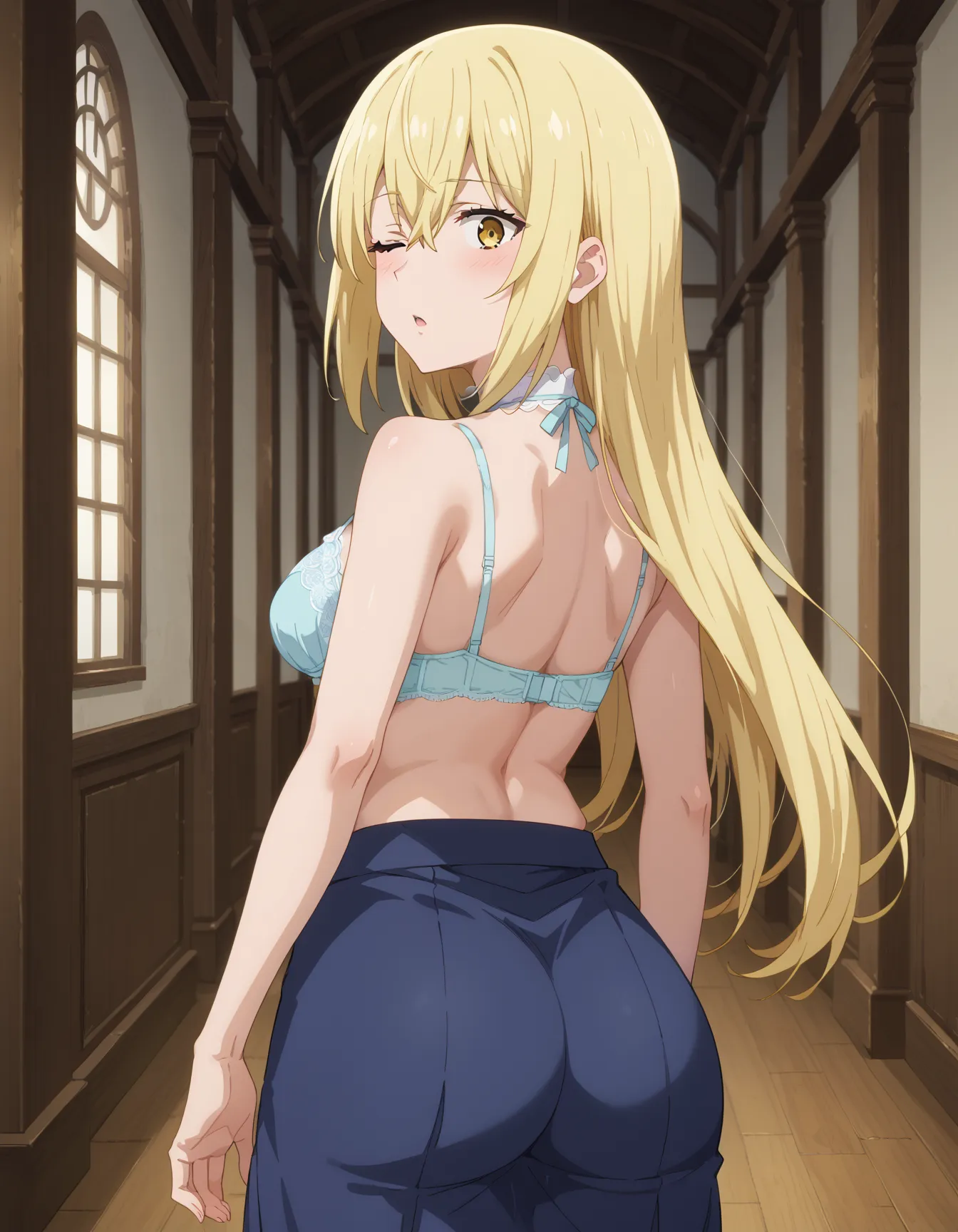 【「下着（ブラジャー・パンティ）」AIエロ画像（イラスト・アニメ・二次元風）15996枚まとめ！(90ページ目)のエロ画像21枚目