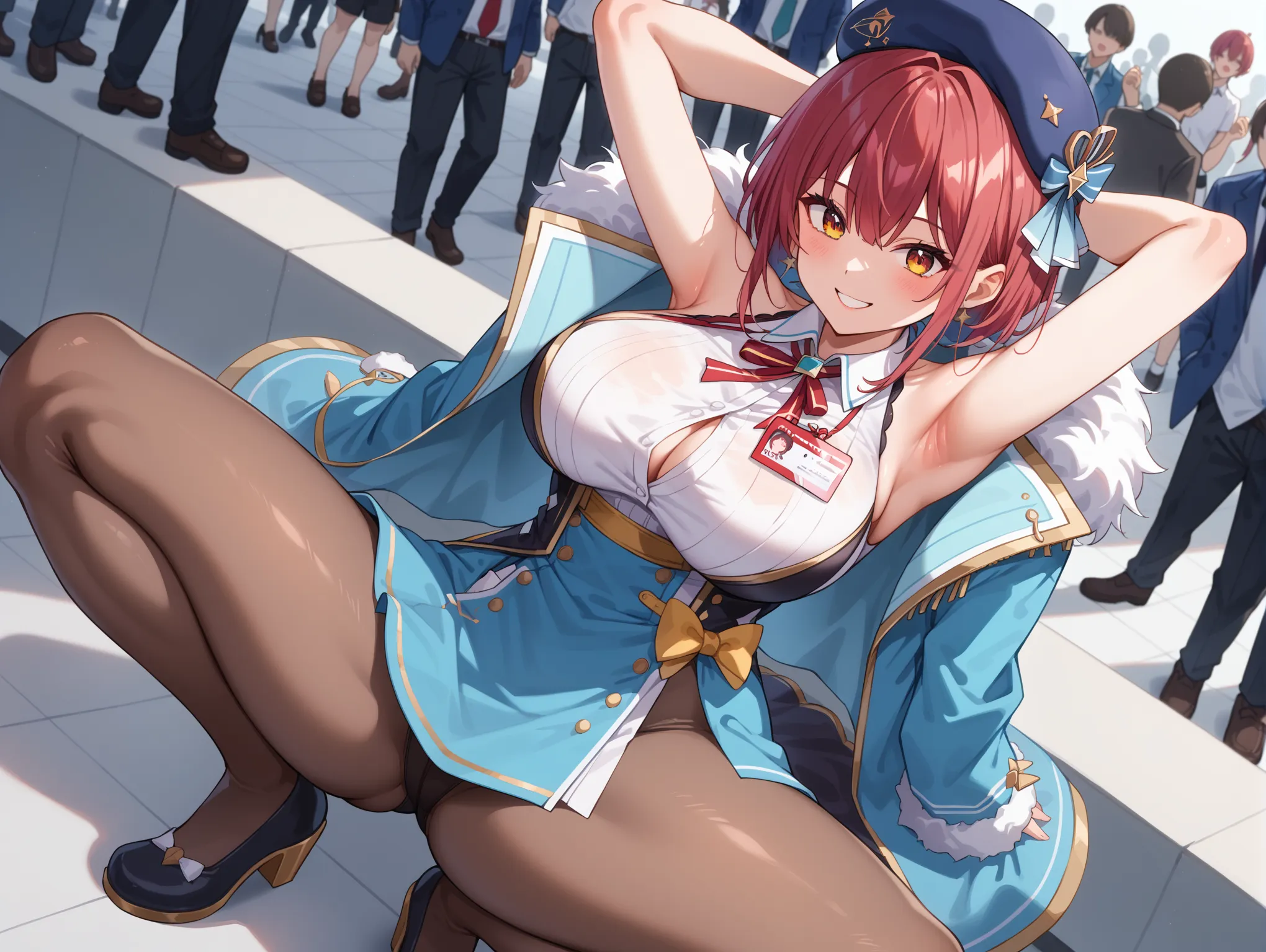 【「パンスト」AIエロ画像（イラスト・アニメ・二次元風）1436枚まとめ！(9ページ目)のエロ画像14枚目