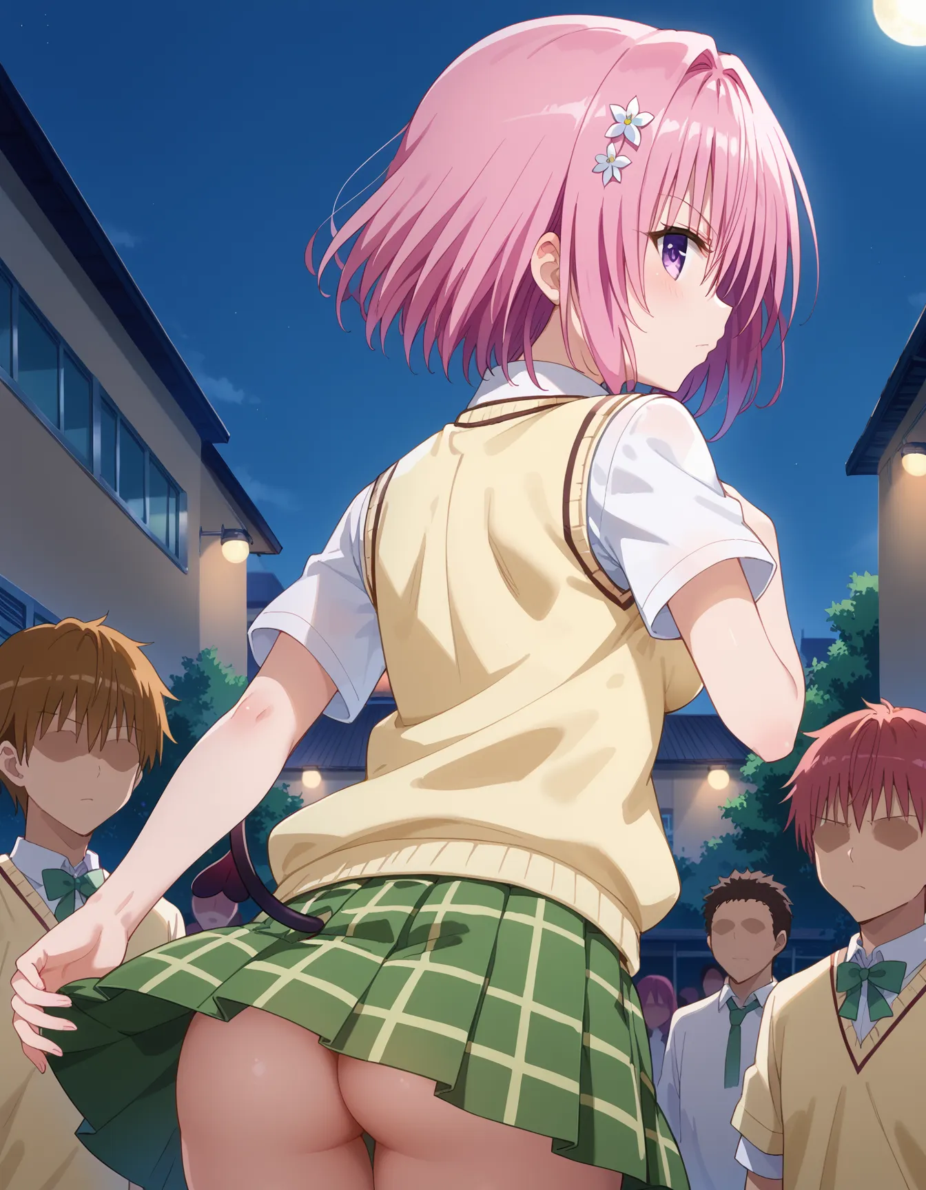 【「学制服」AIエロ画像（イラスト・アニメ・二次元風）4855枚まとめ！(27ページ目)のエロ画像15枚目