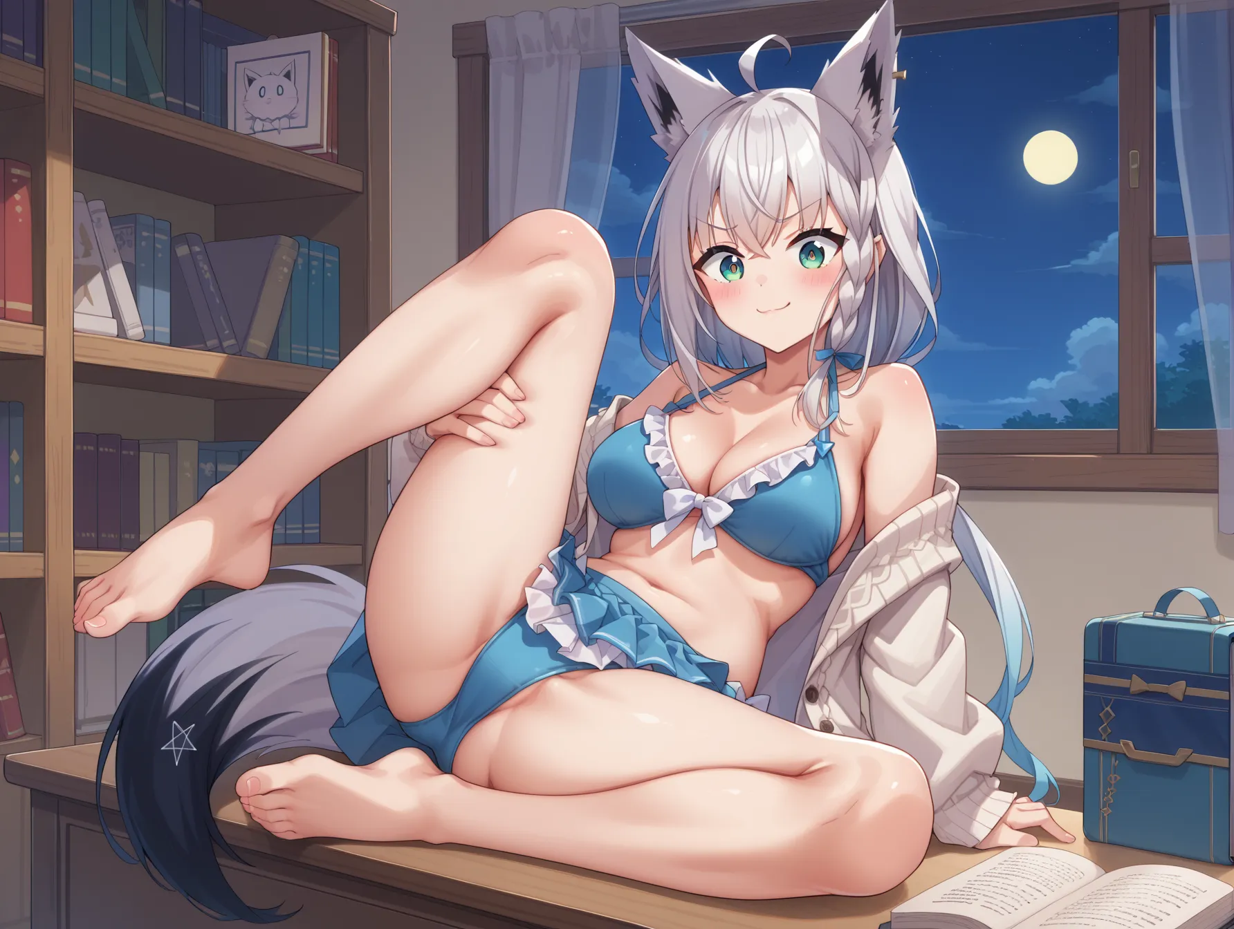 【「下着（ブラジャー・パンティ）」AIエロ画像（イラスト・アニメ・二次元風）15996枚まとめ！(90ページ目)のエロ画像3枚目