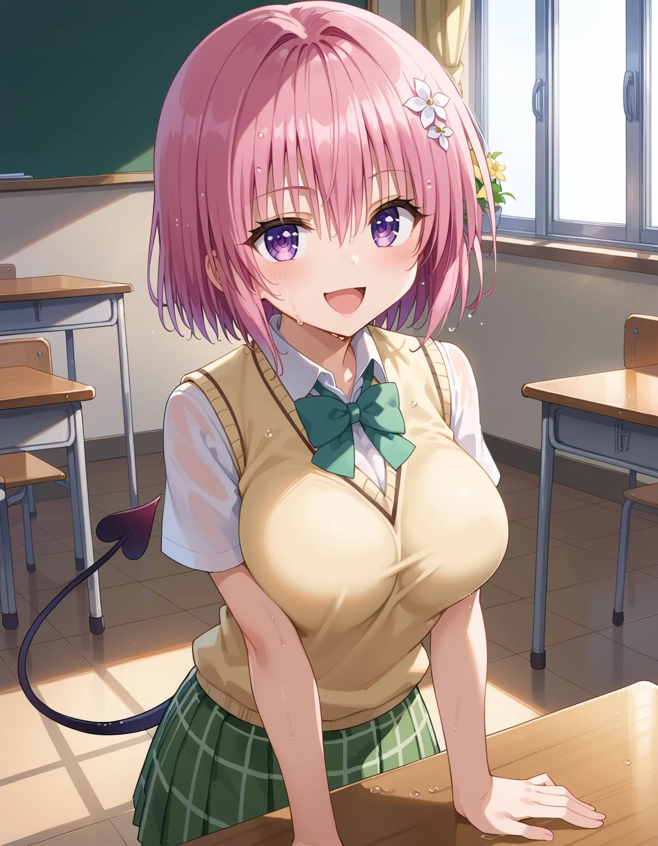 【「学制服」AIエロ画像（イラスト・アニメ・二次元風）4855枚まとめ！(27ページ目)のエロ画像9枚目